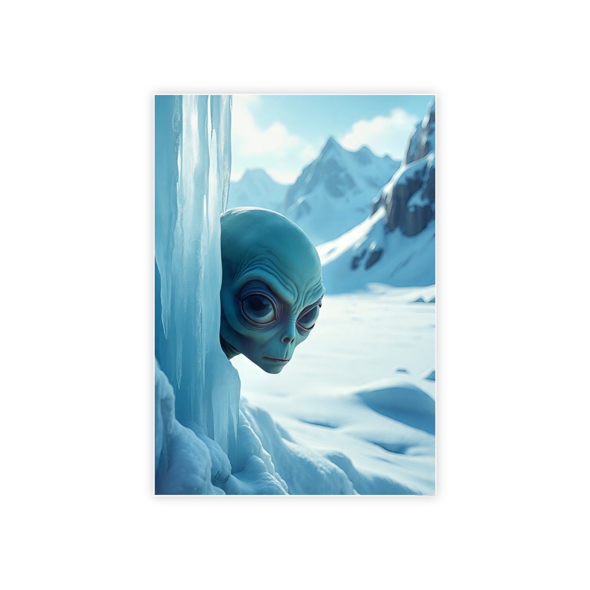 Glossy Alien Poster