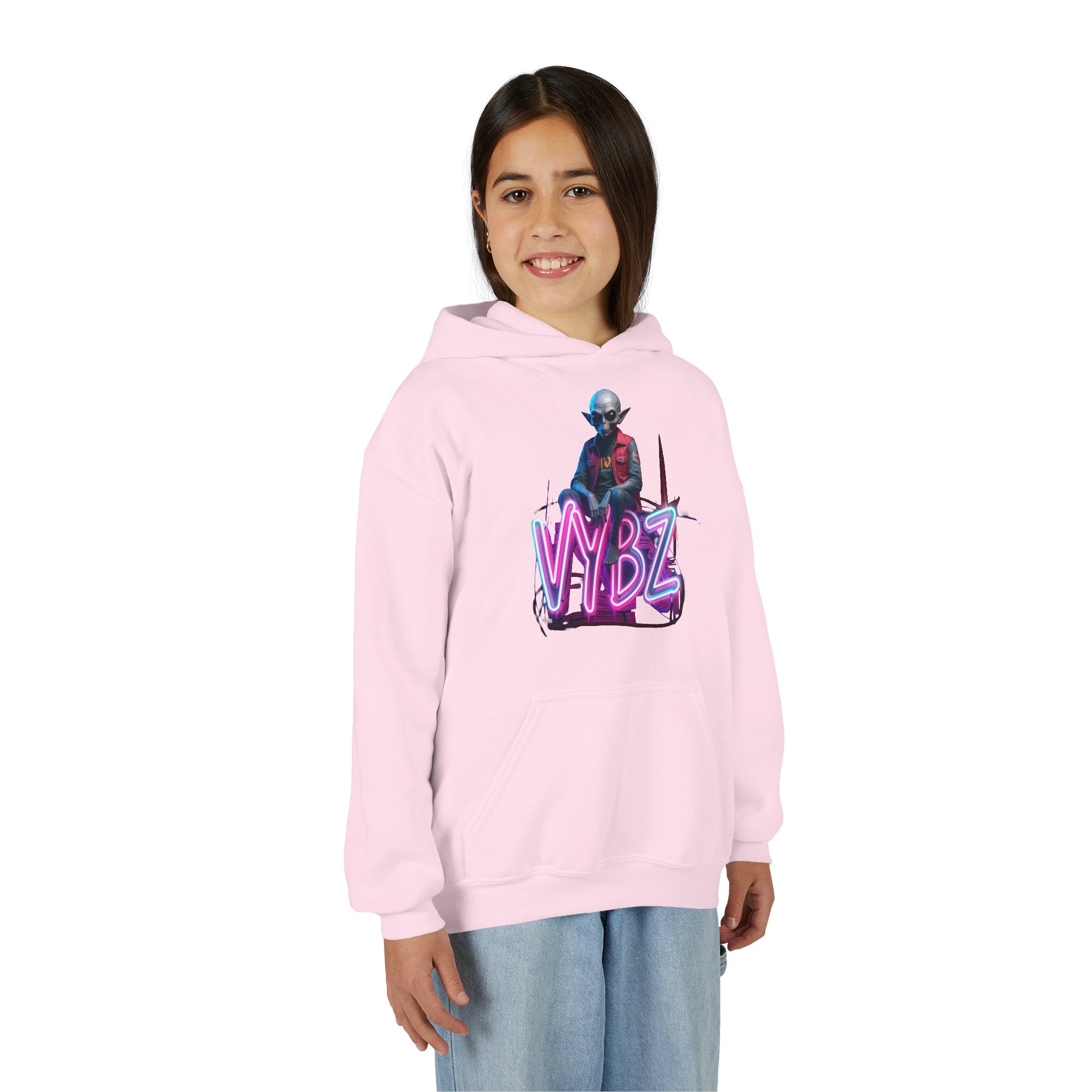 VYBZ Alien Youth Heavy Blend Hooded Sweatshirt, Cozy Streetwear, Perfect for Teens, Gifts for Holidays and Occasions, Casual [...]