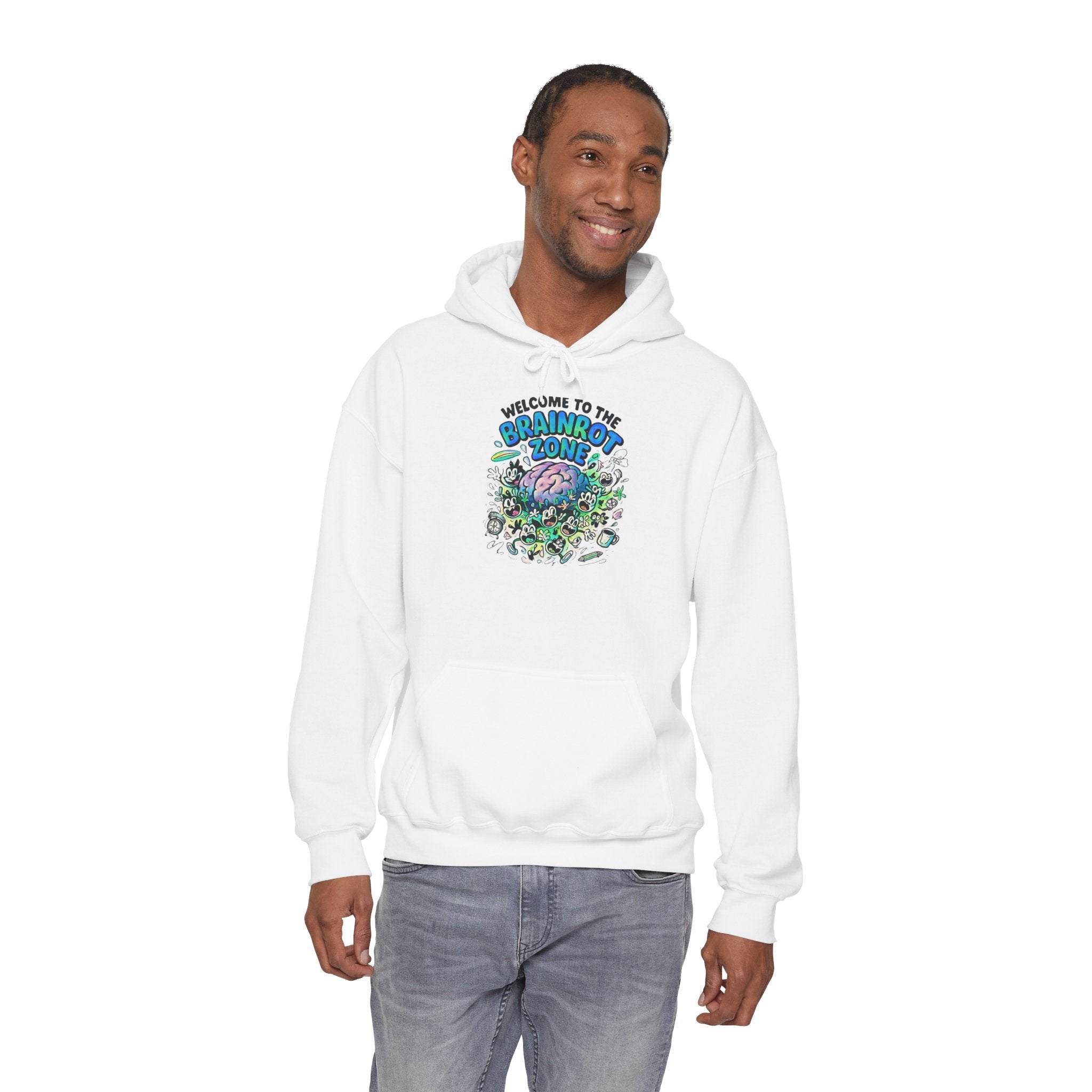 Brainrot Zone Unisex Heavy Blend™ Hooded Sweatshirt
