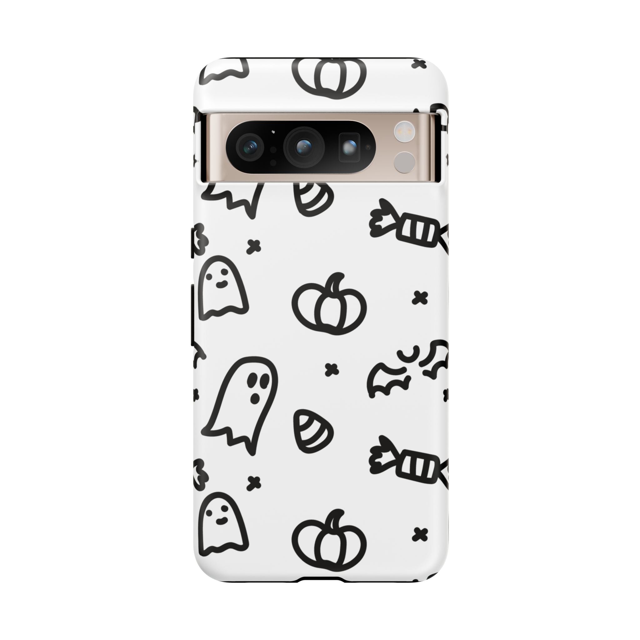 Halloween Themed Phone Case, Spooky Ghosts and Pumpkins, Fall Decor, Costume Party, Trick or Treat
