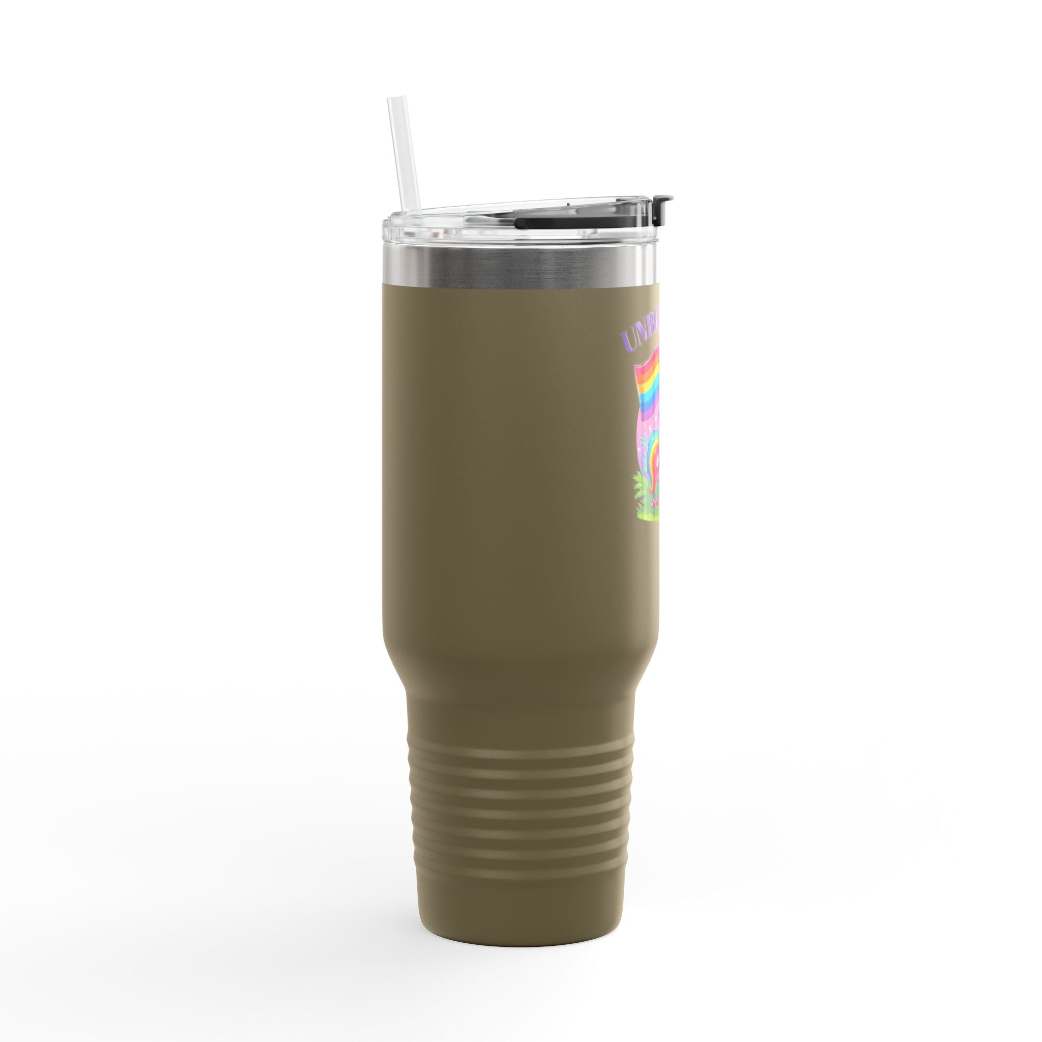 Rainbow Unicorn Insulated 40oz Travel Mug