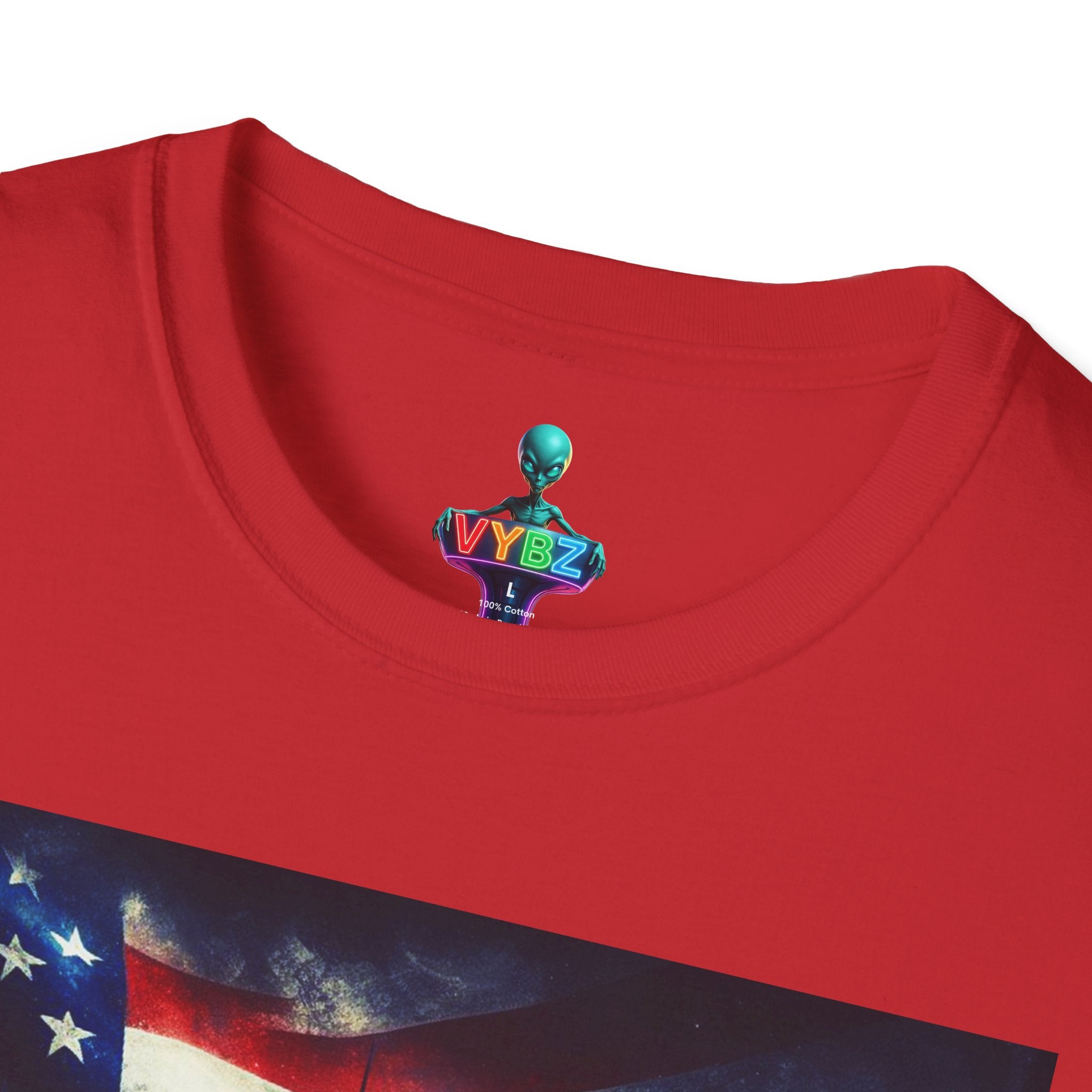VYBZ Freedom-Themed Graphic Tee