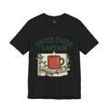 Office Cheer Captain Tee — Holiday Coffee Mug Christmas Work Shirt