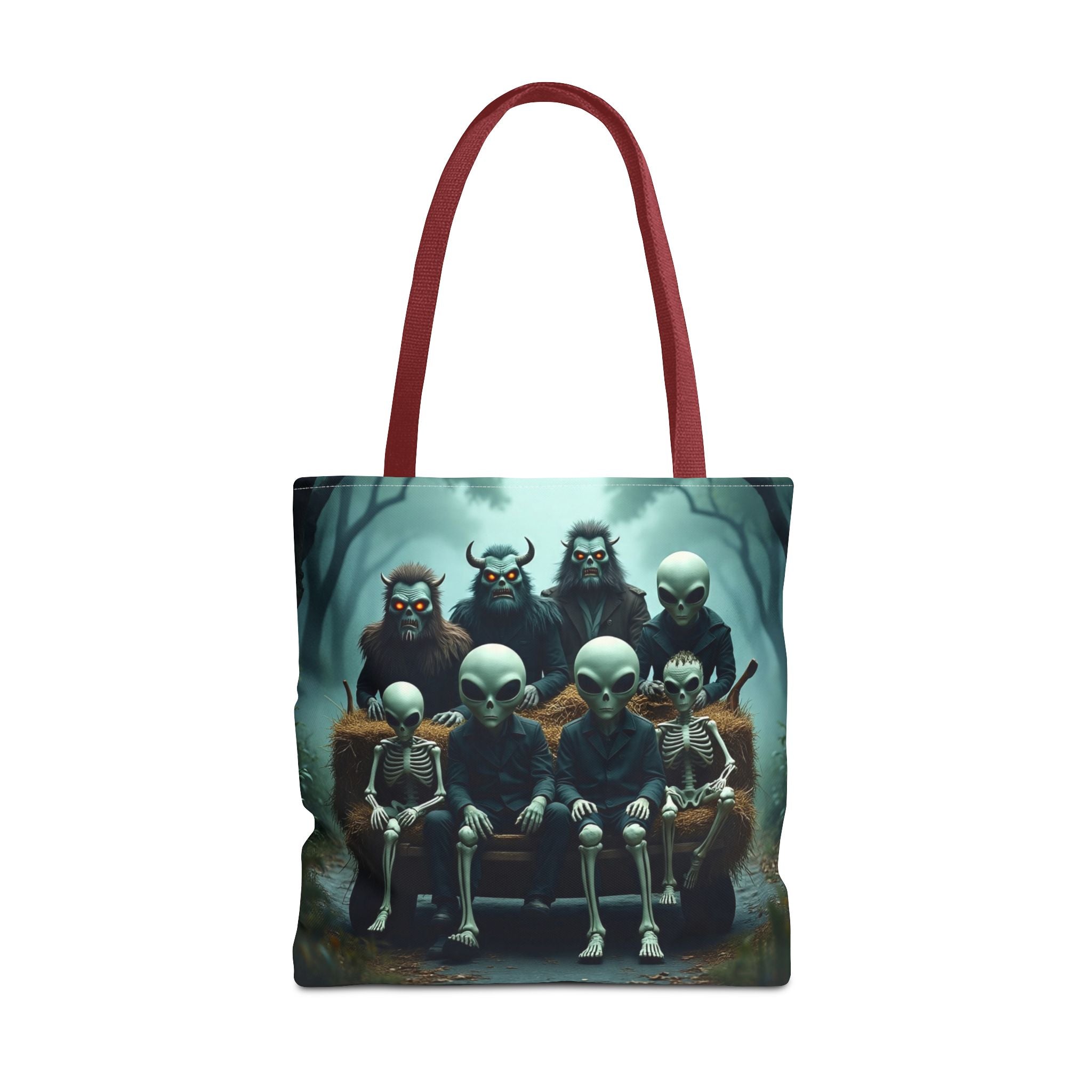 VYBZ Alien Tote Bag - Halloween Trick or Treating Spacious Design