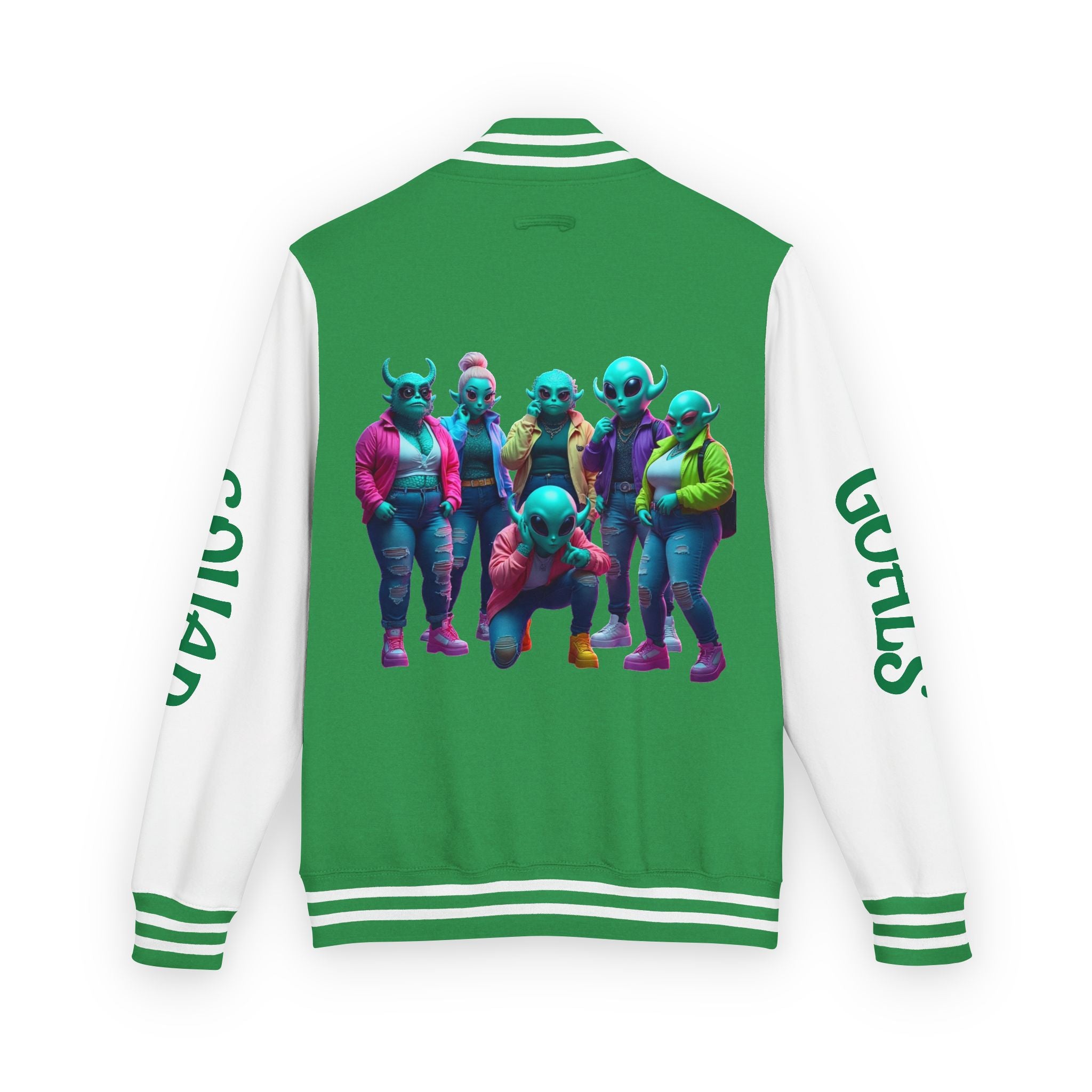 VYBZ "Locked In Goals" Heavyweight Letterman Jacket