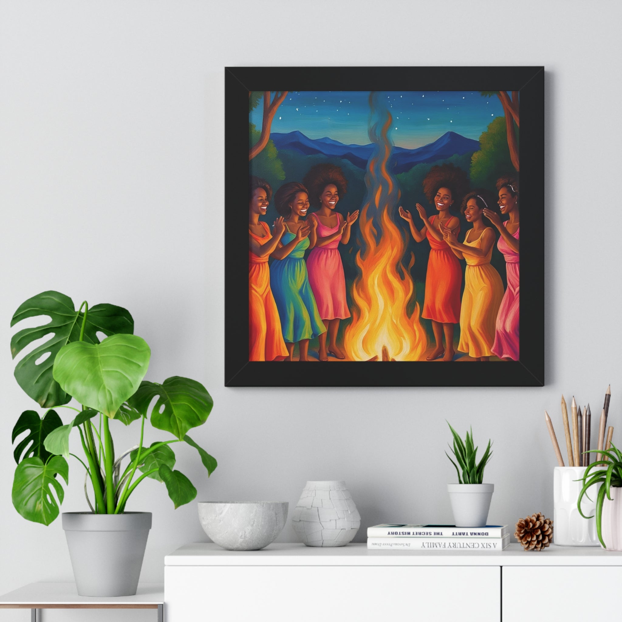 African American Women Dance Party Inspired Poster