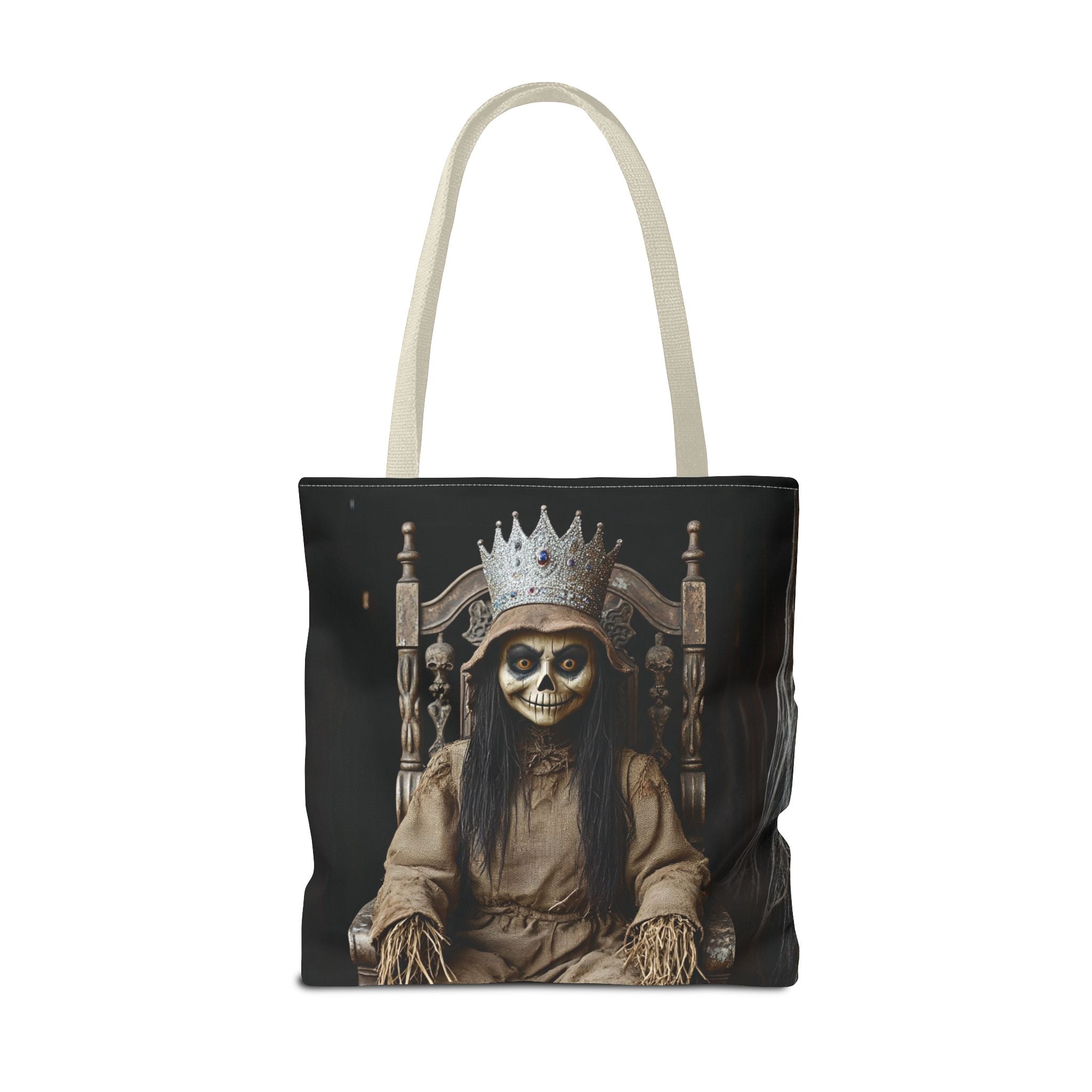 VYBZ Tote Bag - Spooky Skeleton Queen Halloween Design
