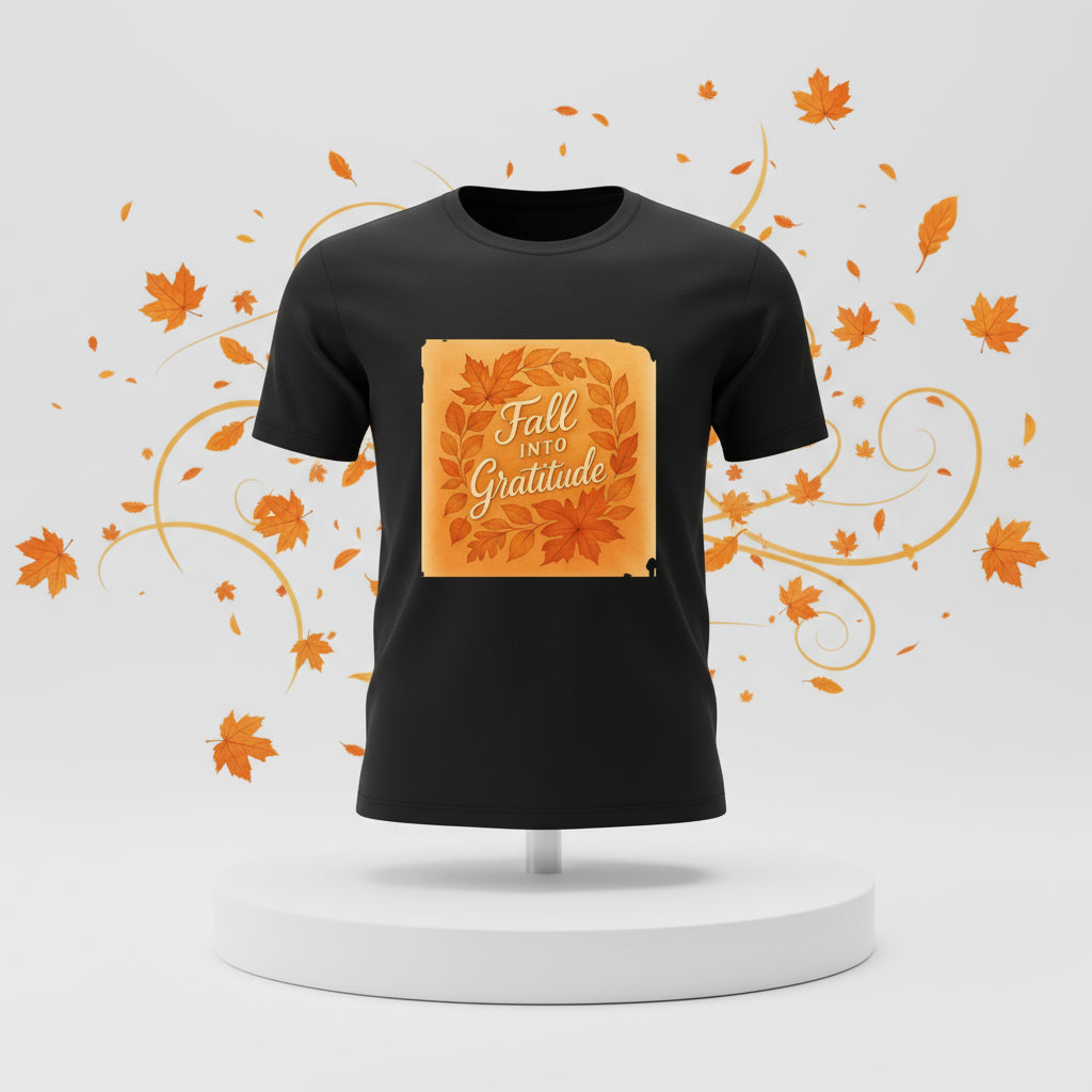 Fall into Gratitude Unisex Jersey Short Sleeve Tee
