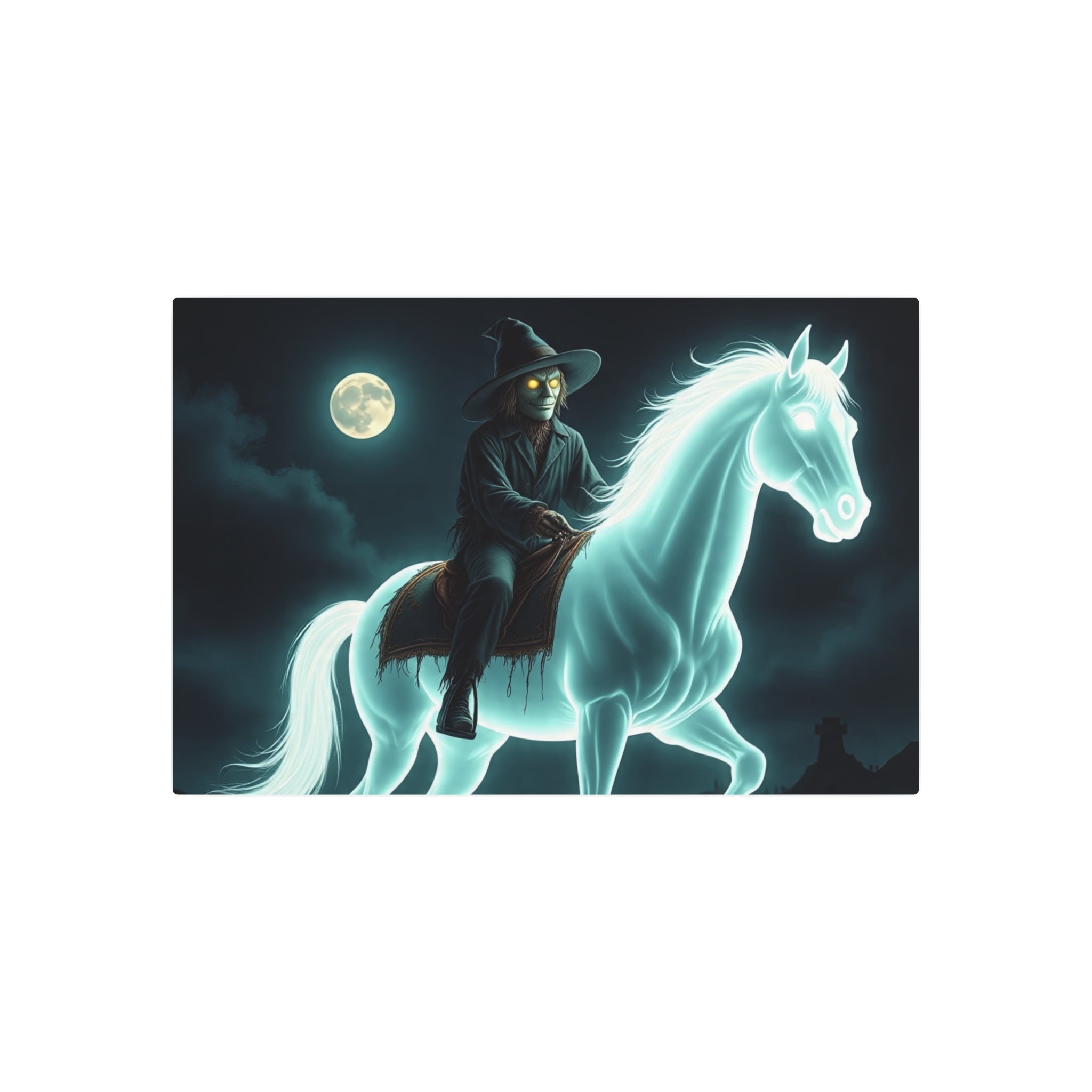 Metal Art Sign - Haunting Magical Halloween Spooky Exclusive Design