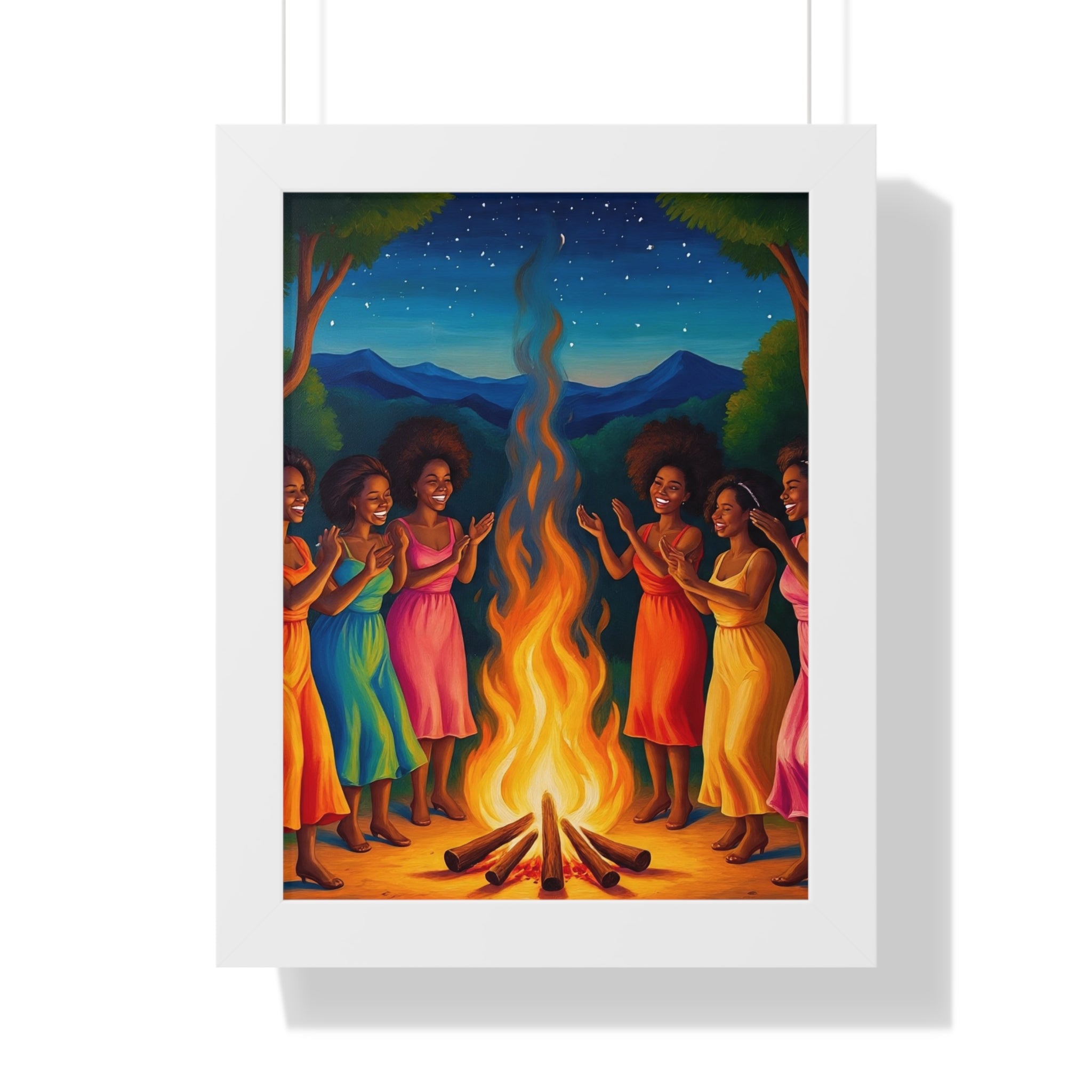 African American Women Dance Party Inspired Poster