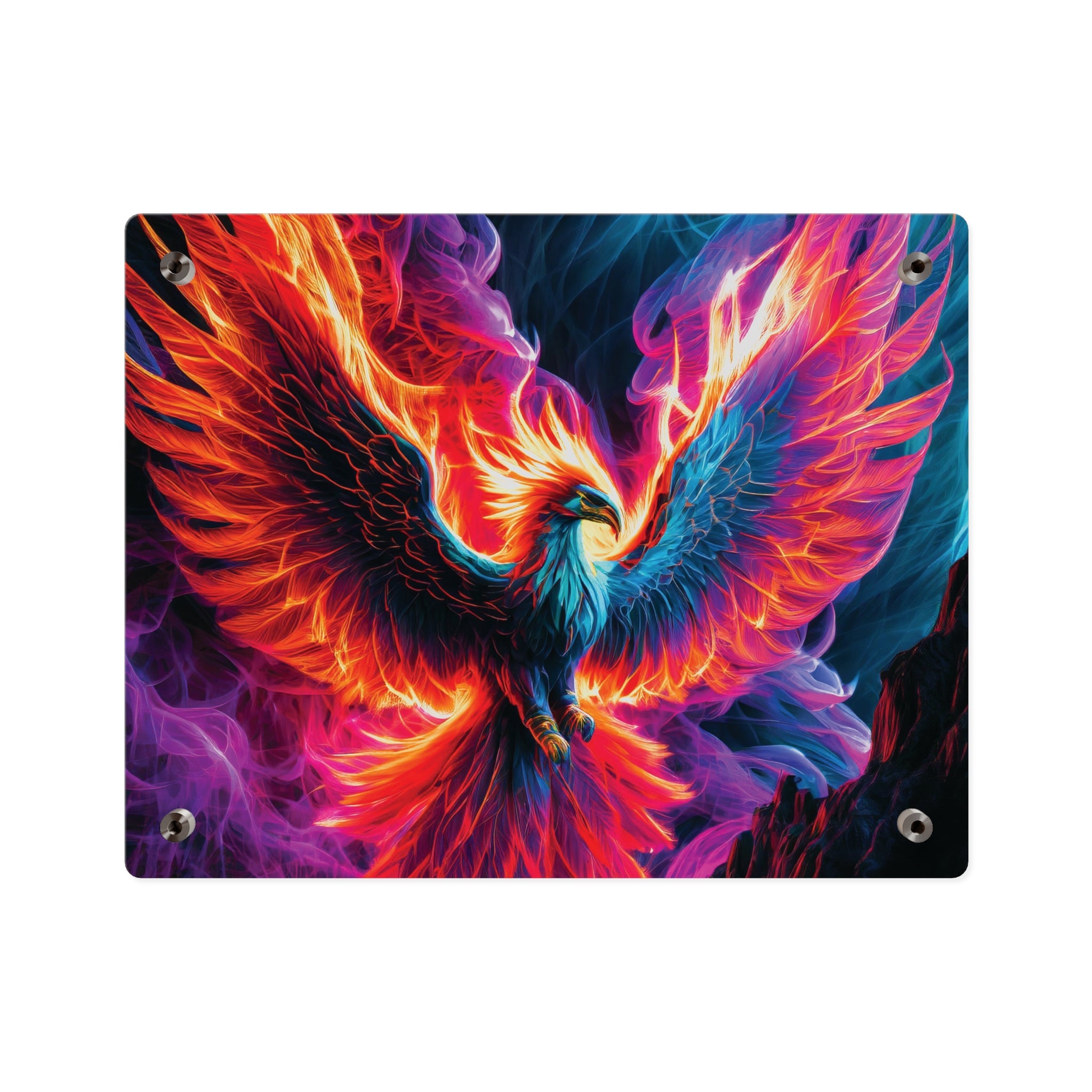 Vibrant Phoenix Acrylic Wall Art