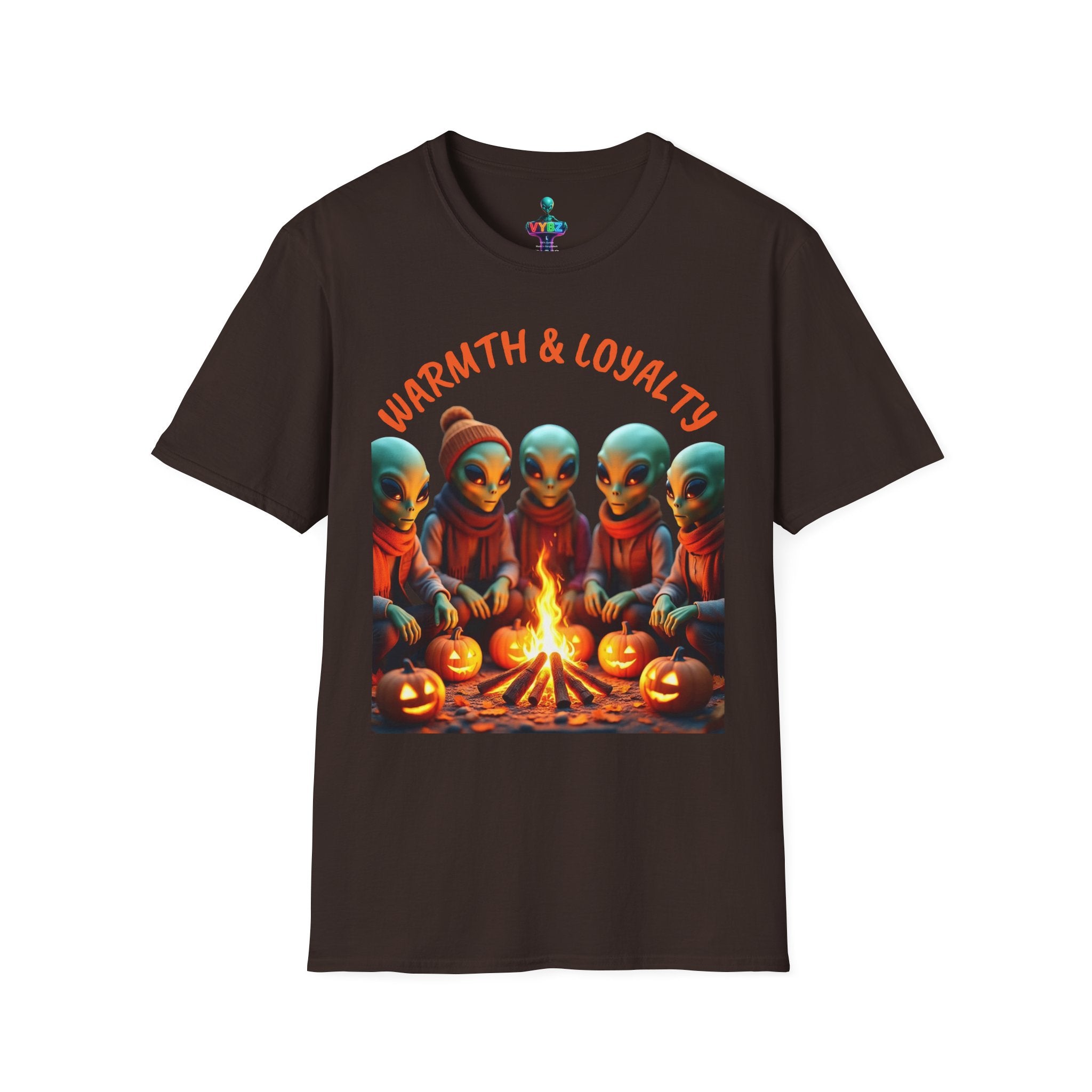 VYBZ Cozy Alien Campfire T-Shirt