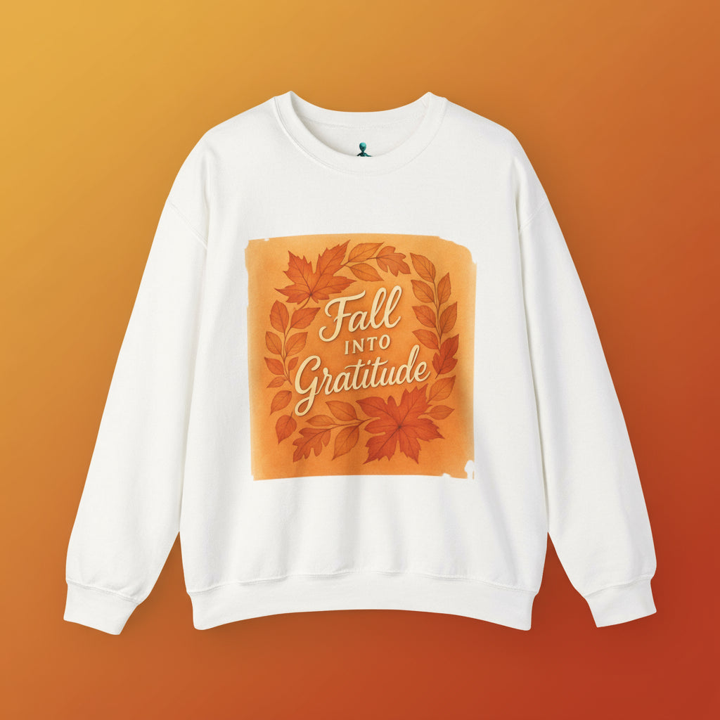 Fall into Gratitude Unisex Heavy Blend™ Crewneck Sweatshirt