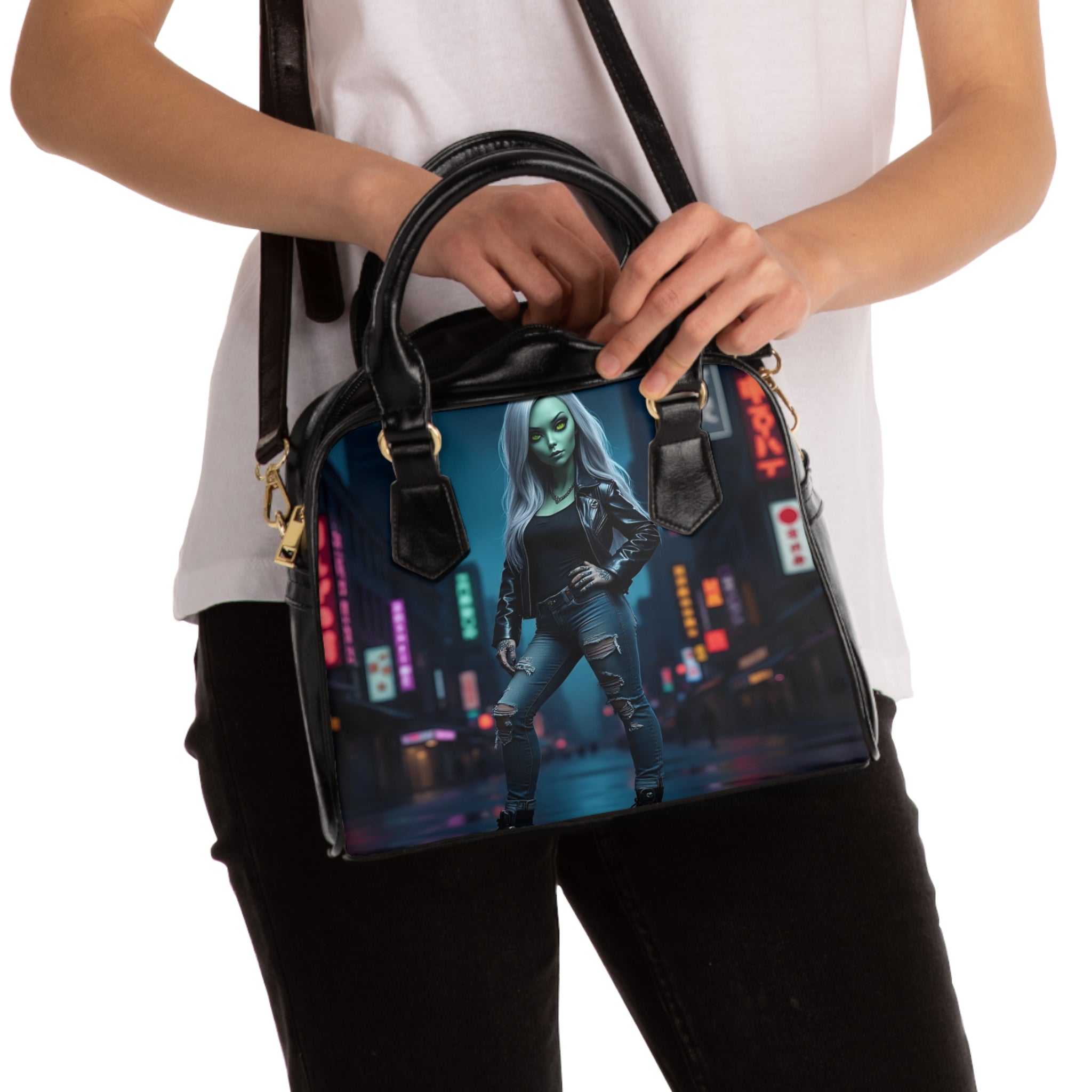 VYBZ Urban Chic Shoulder Handbag