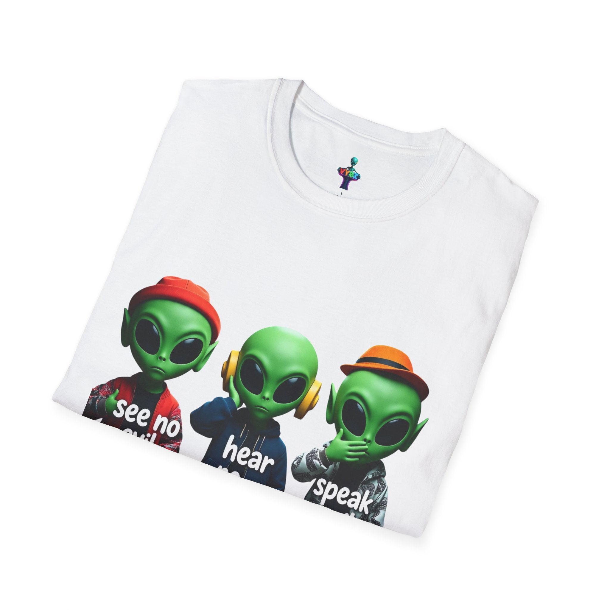 VYBZ Alien "See No Evil, Hear No Evil, Speak Evil" Unisex T-Shirt