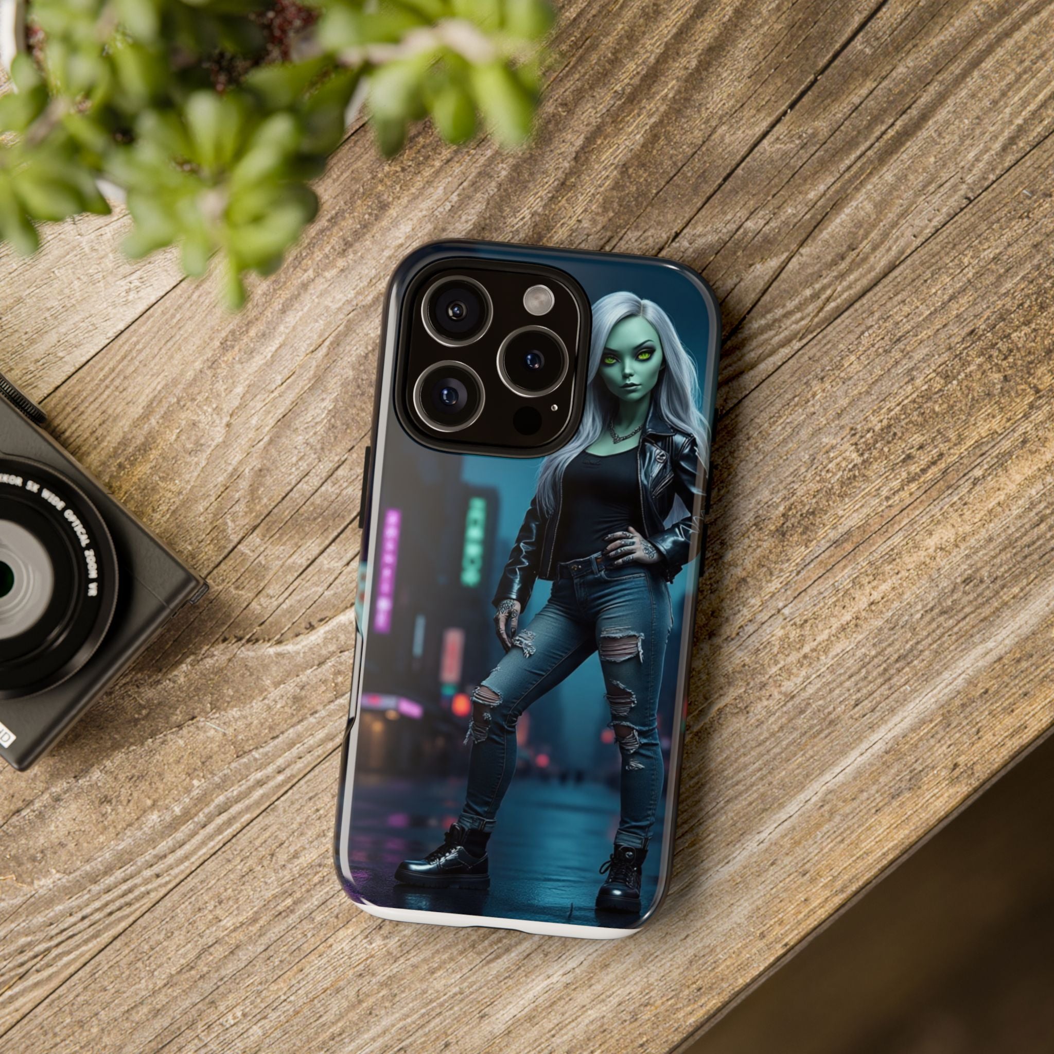 Alien Chic Tough Phone Case
