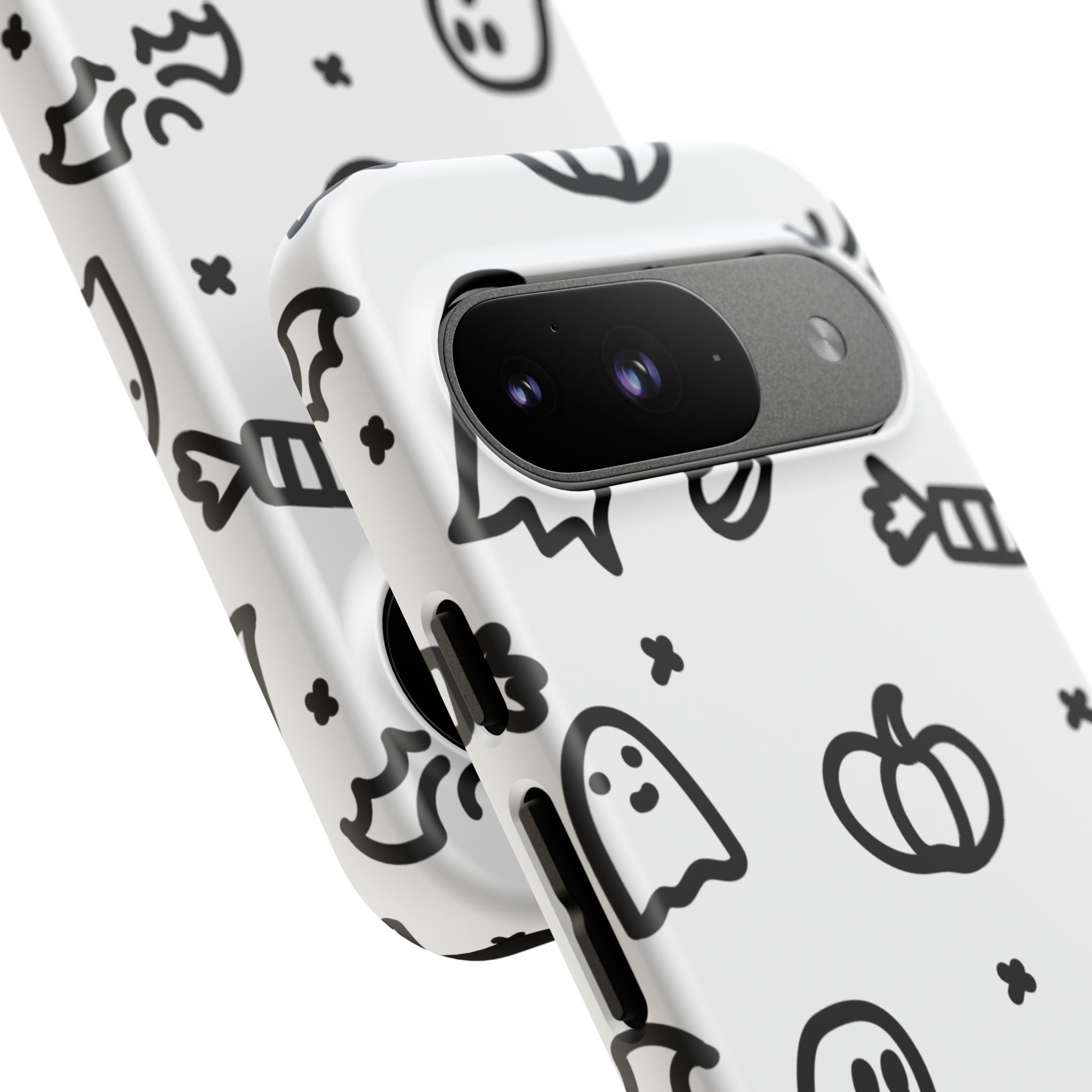Halloween Themed Phone Case, Spooky Ghosts and Pumpkins, Fall Decor, Costume Party, Trick or Treat