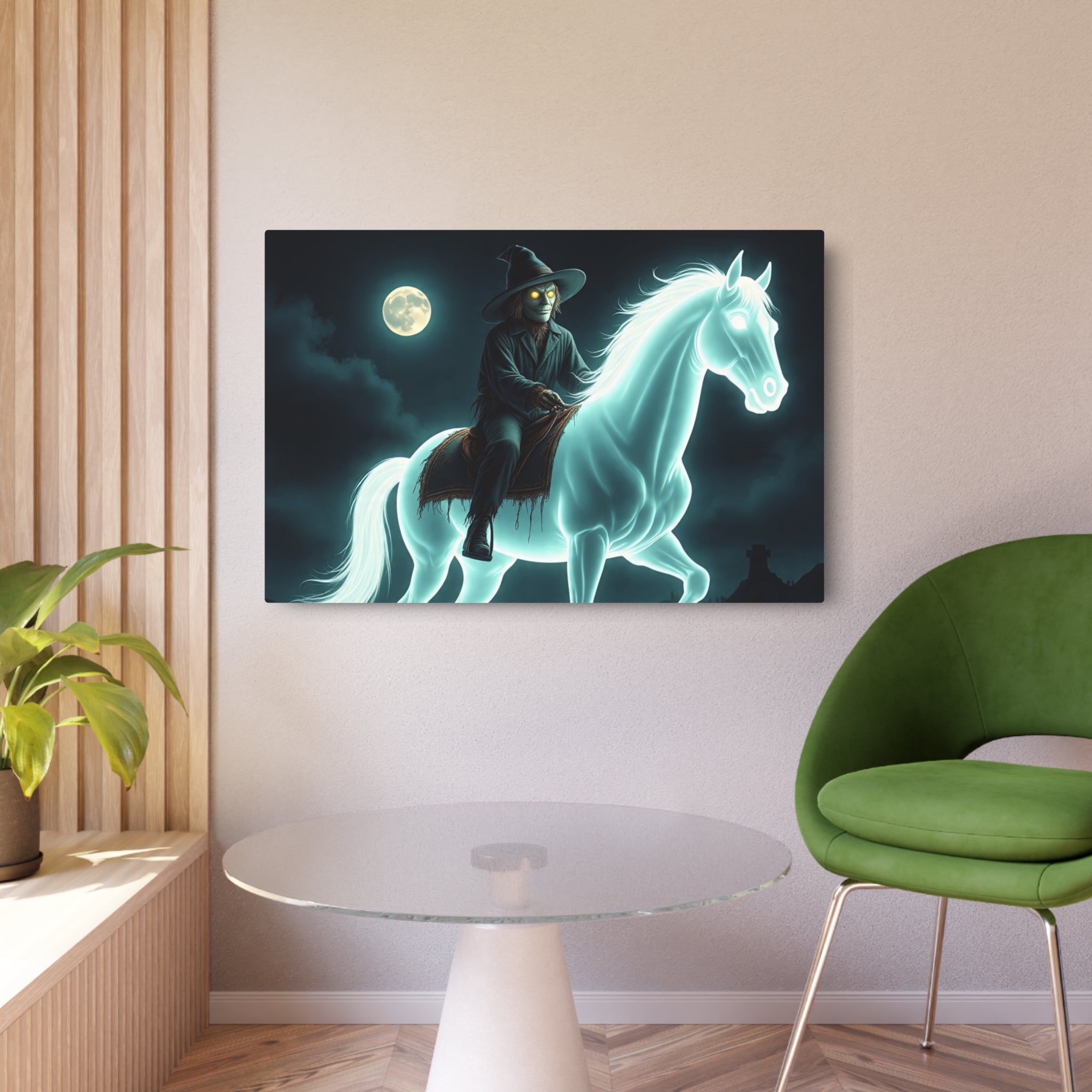Metal Art Sign - Haunting Magical Halloween Spooky Exclusive Design