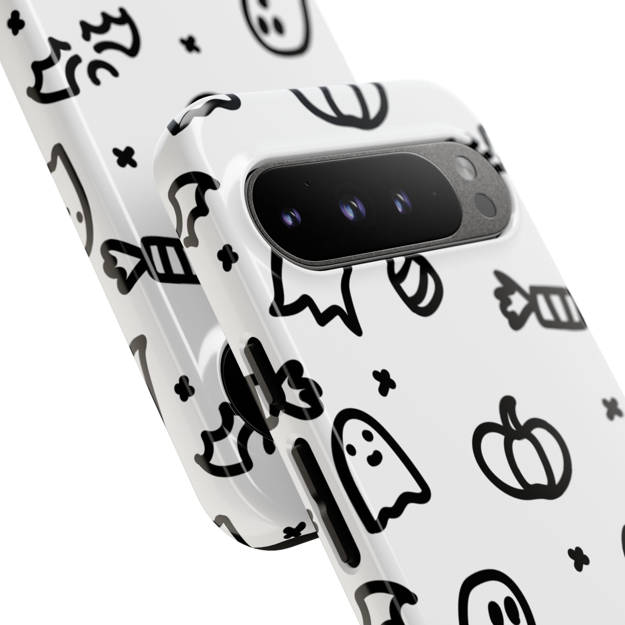 Halloween Themed Phone Case, Spooky Ghosts and Pumpkins, Fall Decor, Costume Party, Trick or Treat