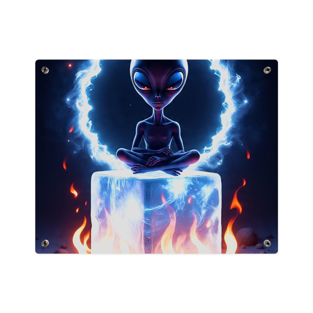 Cosmic Alien Acrylic Wall Art