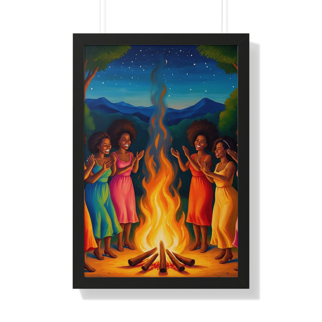 African American Women Dance Party Inspired Poster