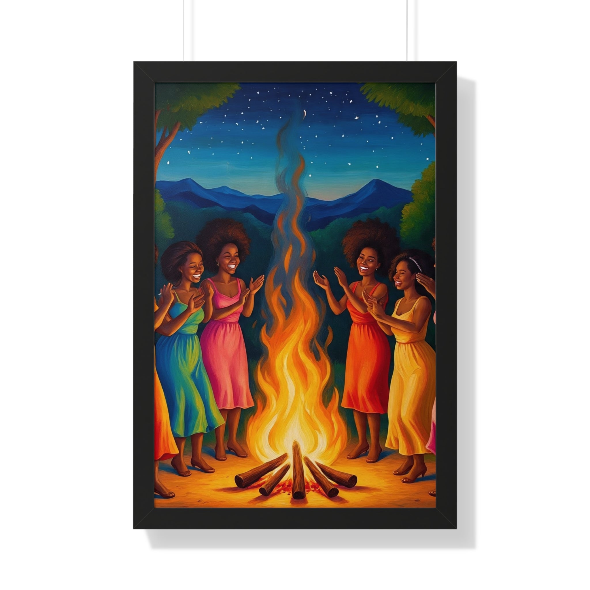 African American Women Dance Party Inspired Poster