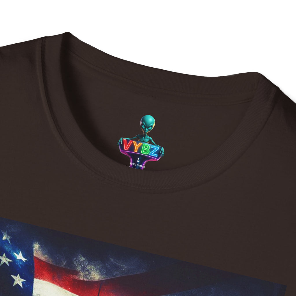 VYBZ Freedom-Themed Graphic Tee