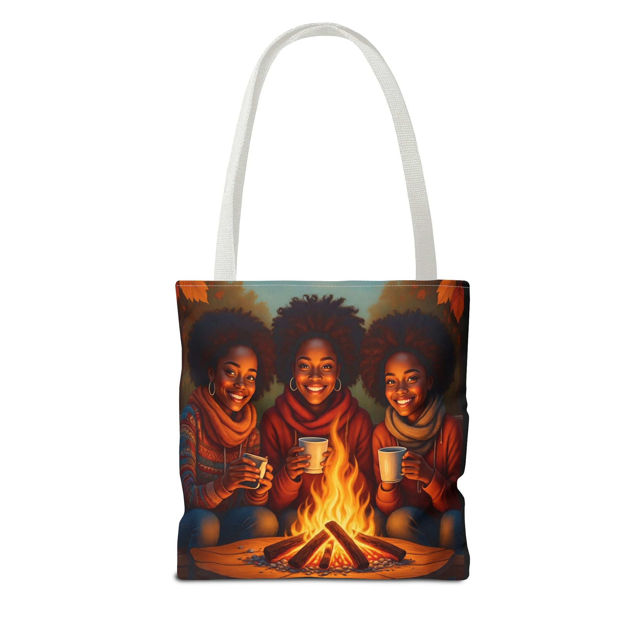 VYBZ Tote Bag - Exclusive Celebrating Sistah Circle Design Fall Bonfire
