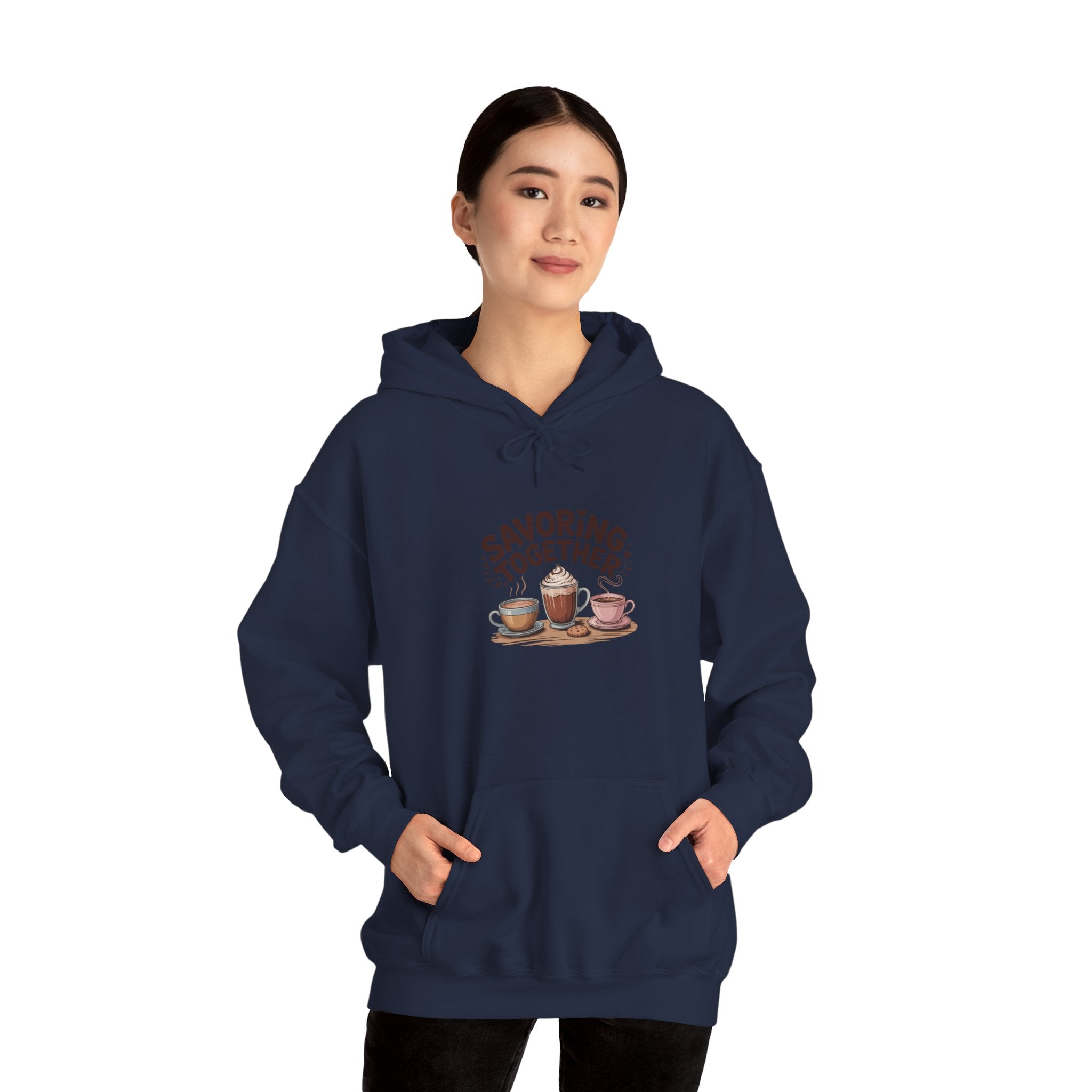 Savoring Together Hoodie | cocoa sweatshirt, coffee lover apparel