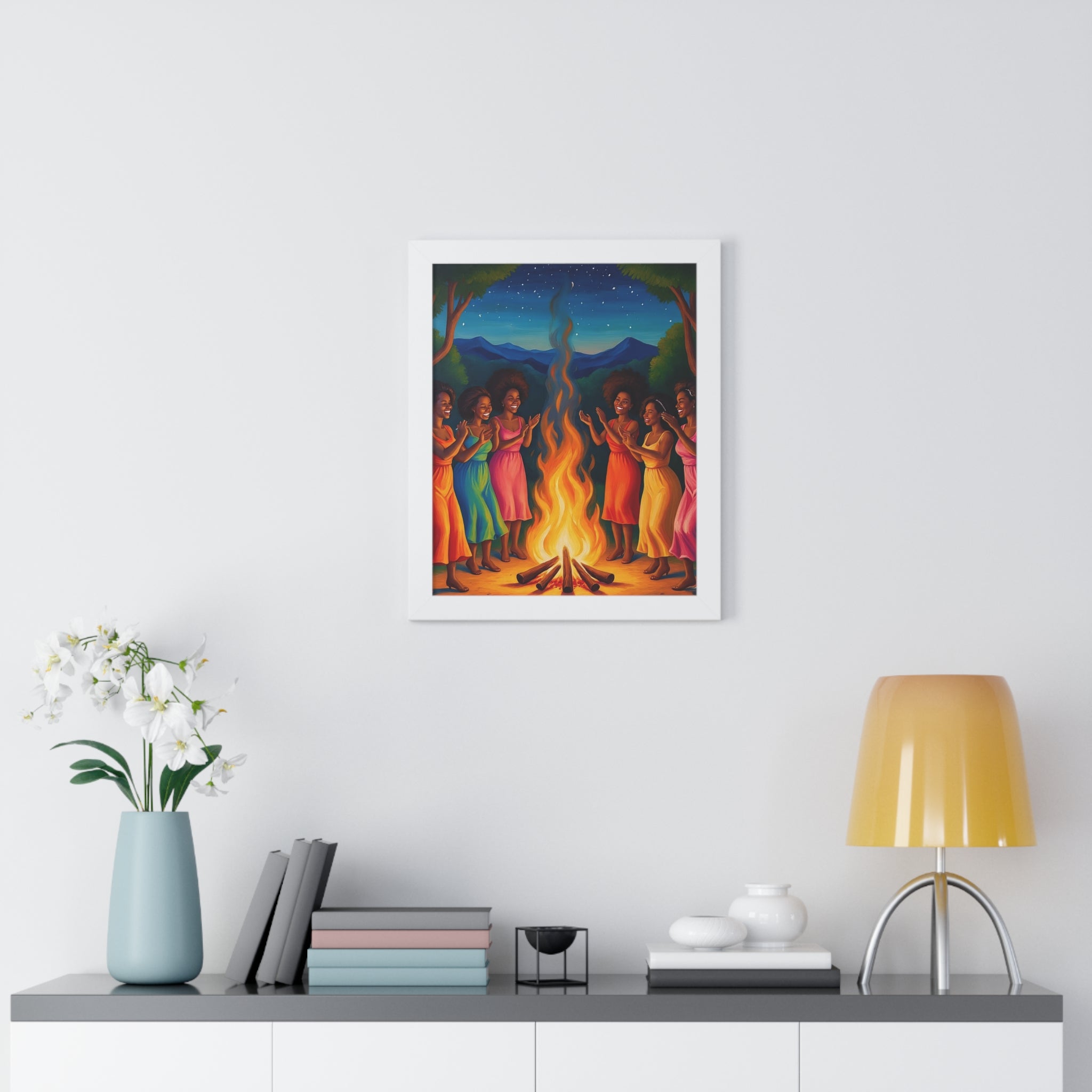 African American Women Dance Party Inspired Poster