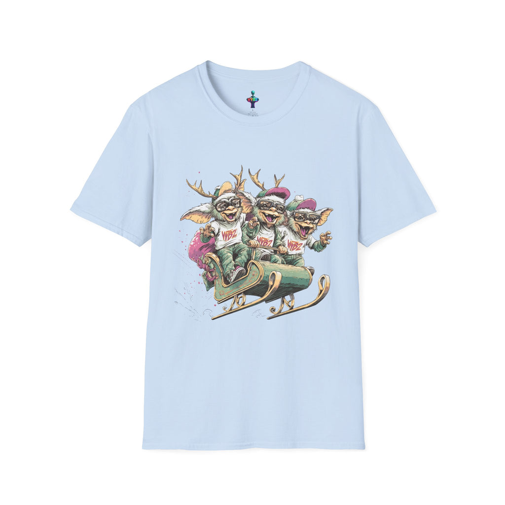 Christmas Gremlin Trio Sleigh T-Shirt