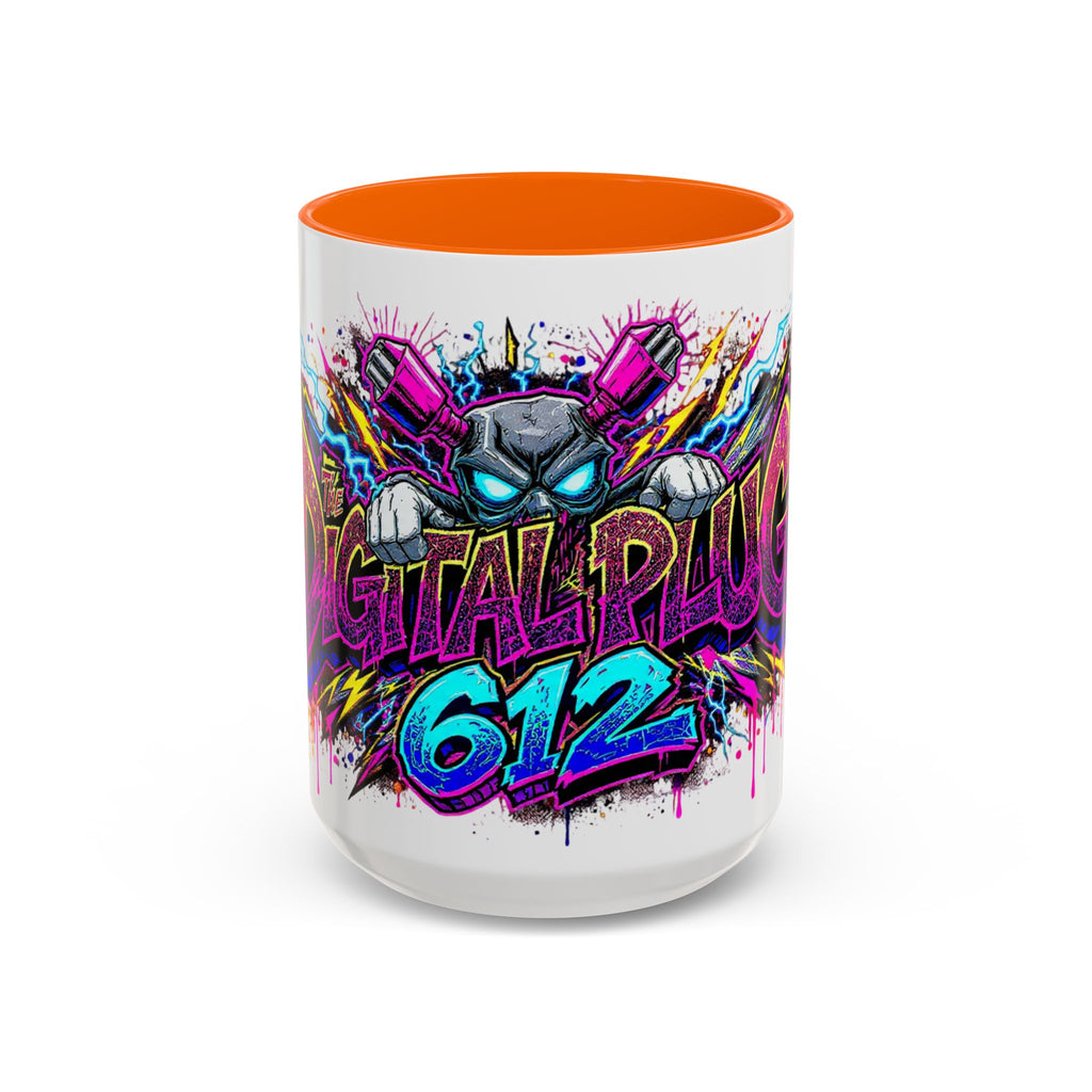 Accent Coffee Mug — The Digital Plug 612 Graphic (11/15oz)