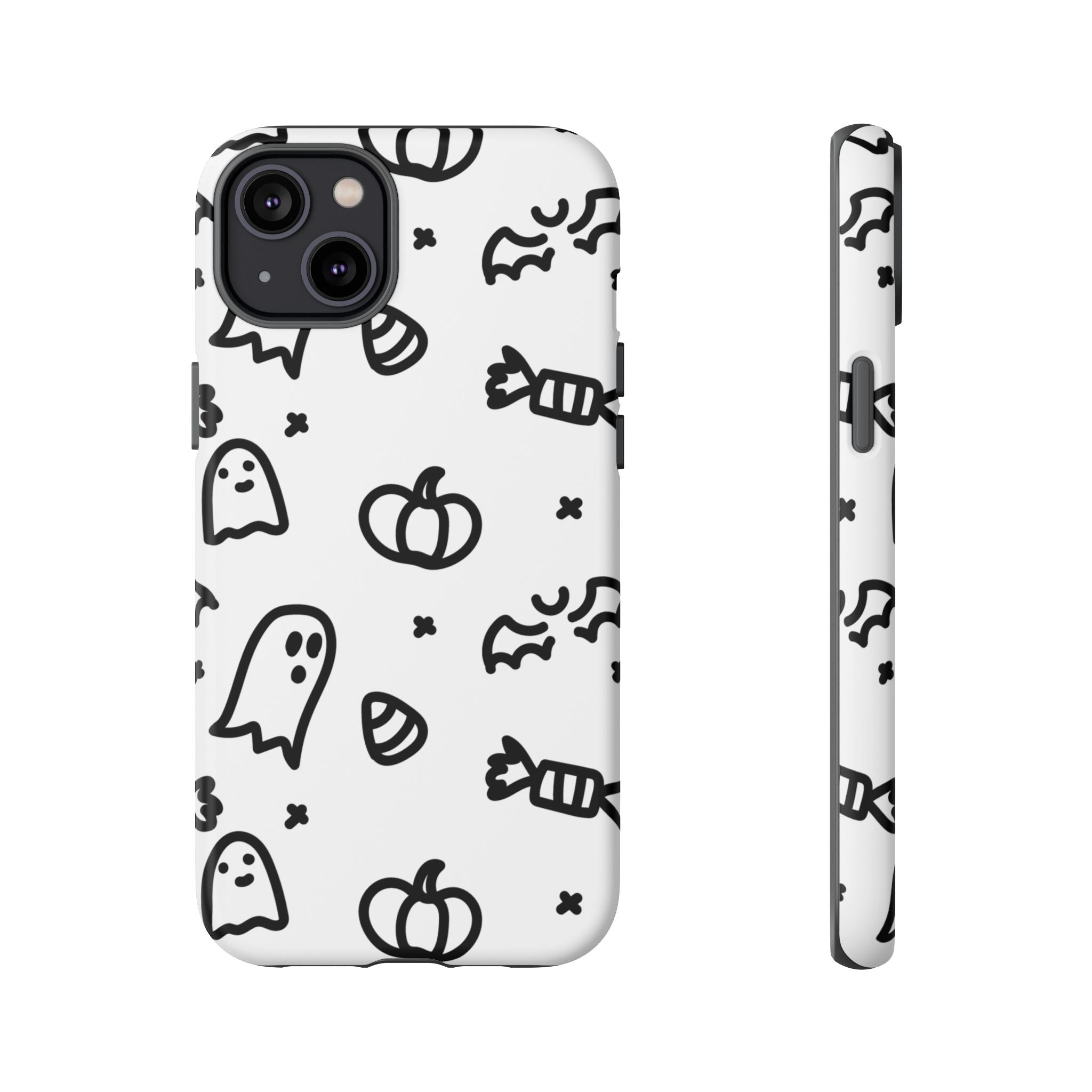 Halloween Themed Phone Case, Spooky Ghosts and Pumpkins, Fall Decor, Costume Party, Trick or Treat