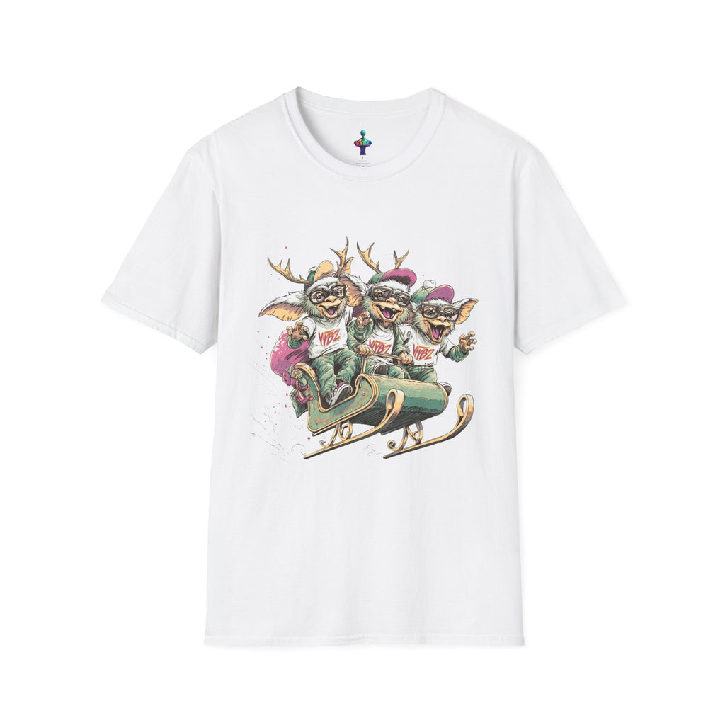 Christmas Gremlin Trio Sleigh T-Shirt