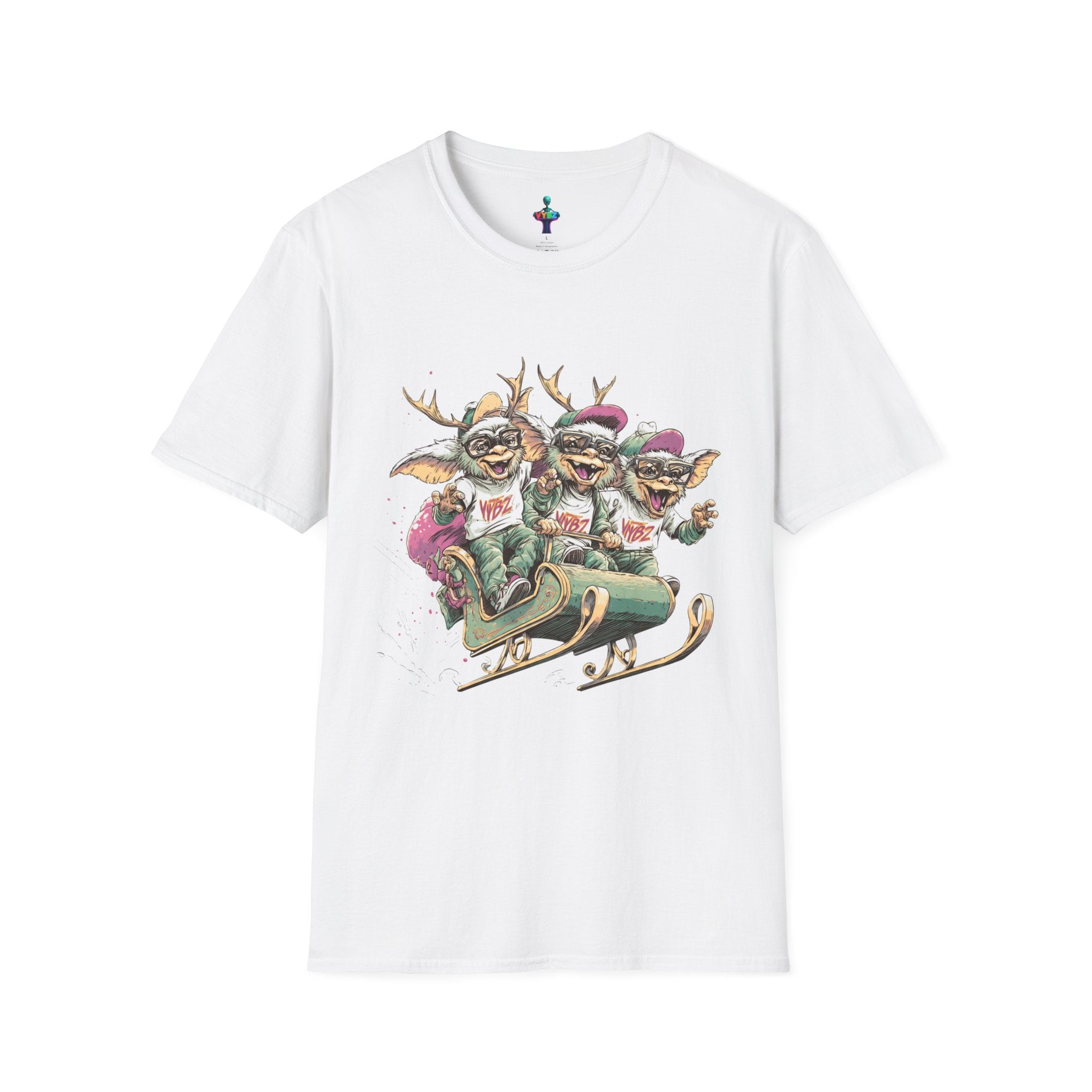 Christmas Gremlin Trio Sleigh T-Shirt
