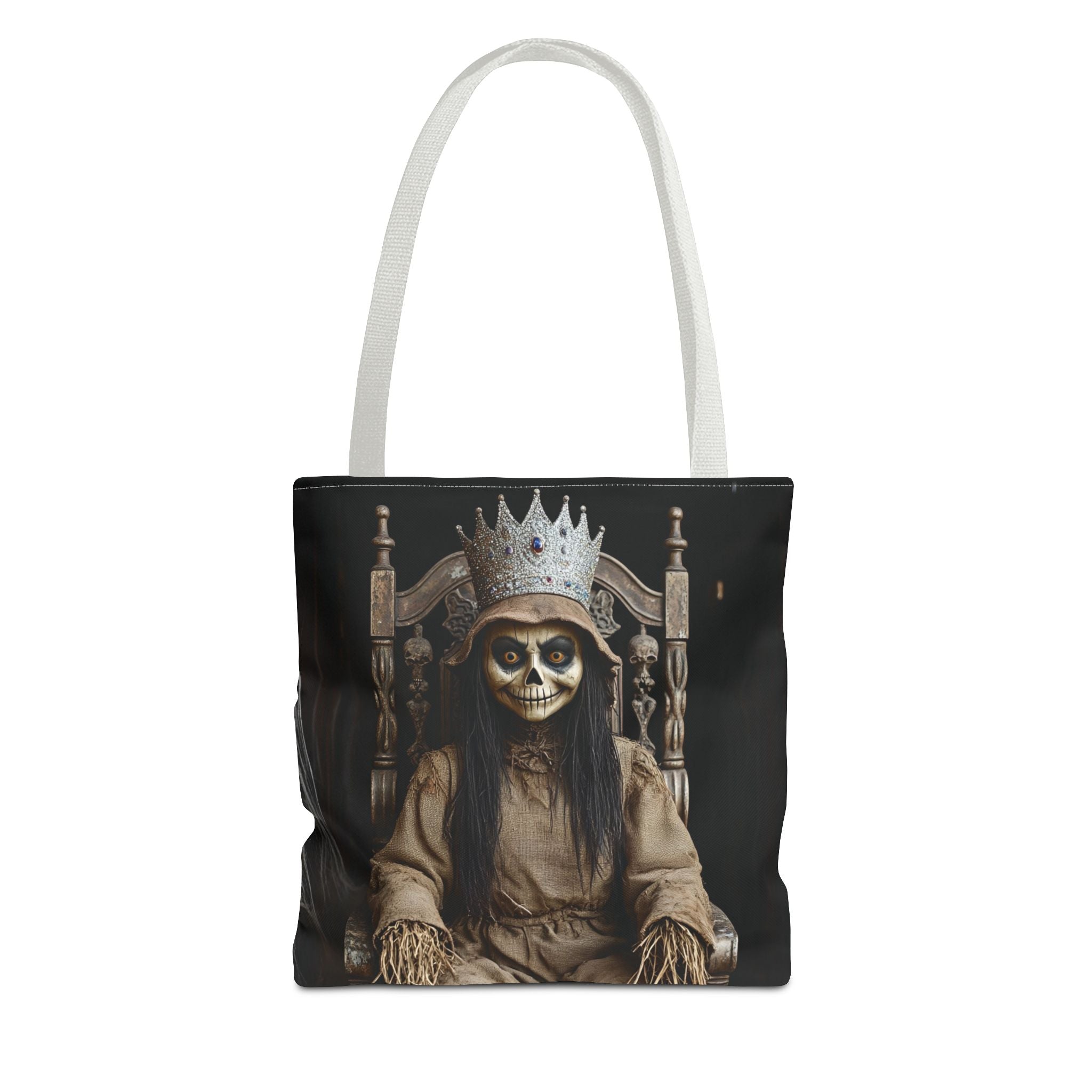 VYBZ Tote Bag - Spooky Skeleton Queen Halloween Design