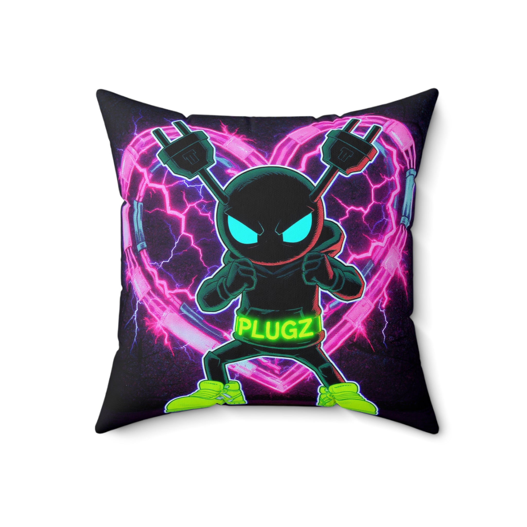 Neon 612 Misfit Plugz Valentine Square Pillow — Limited Edition