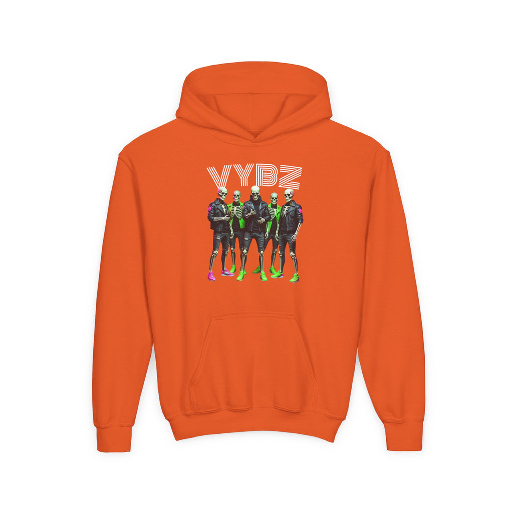 VYBZ Youth Hoodie - Stylish Heavy Blend Sweatshirt for Teens, Graphic Hooded Sweatshirt, Casual Streetwear, Birthday Gift