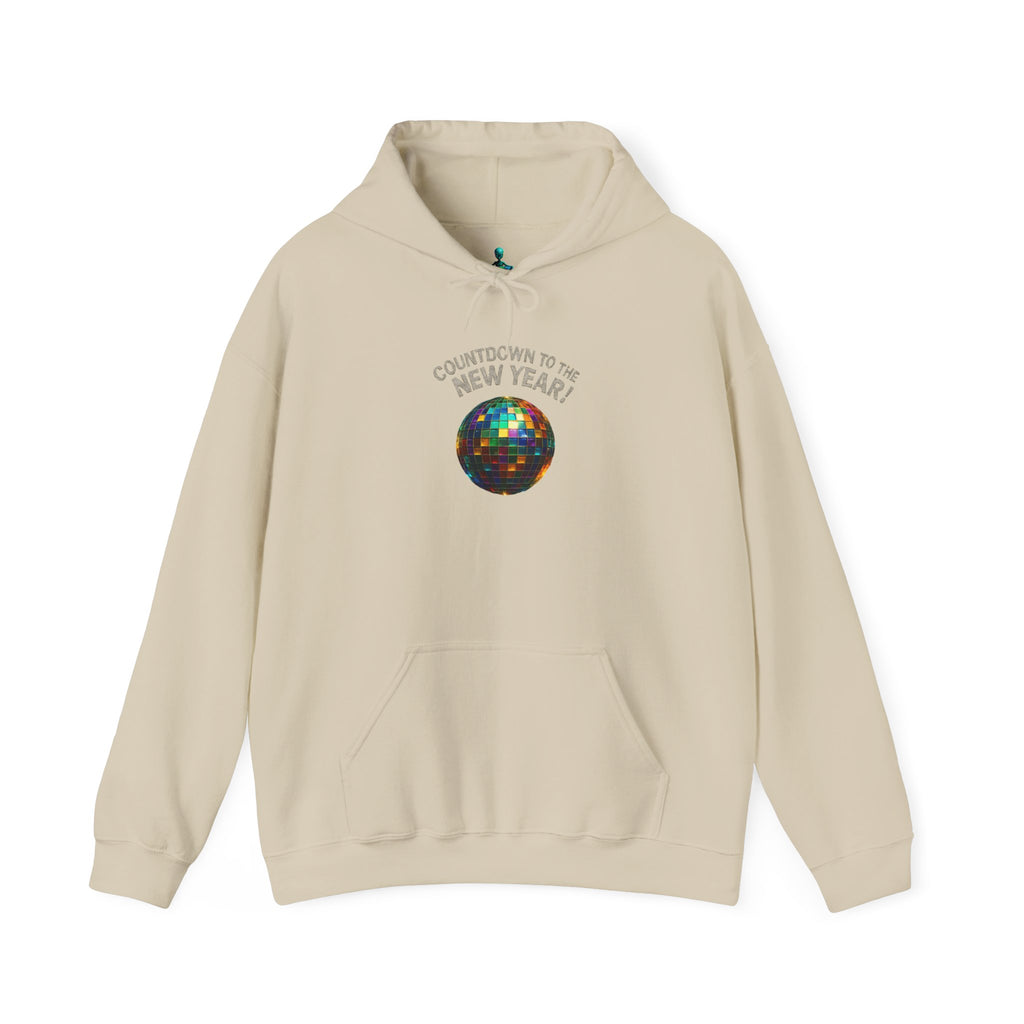 New Year Disco Ball Hoodie – "Countdown to the New Year" Holiday Sweatshirt