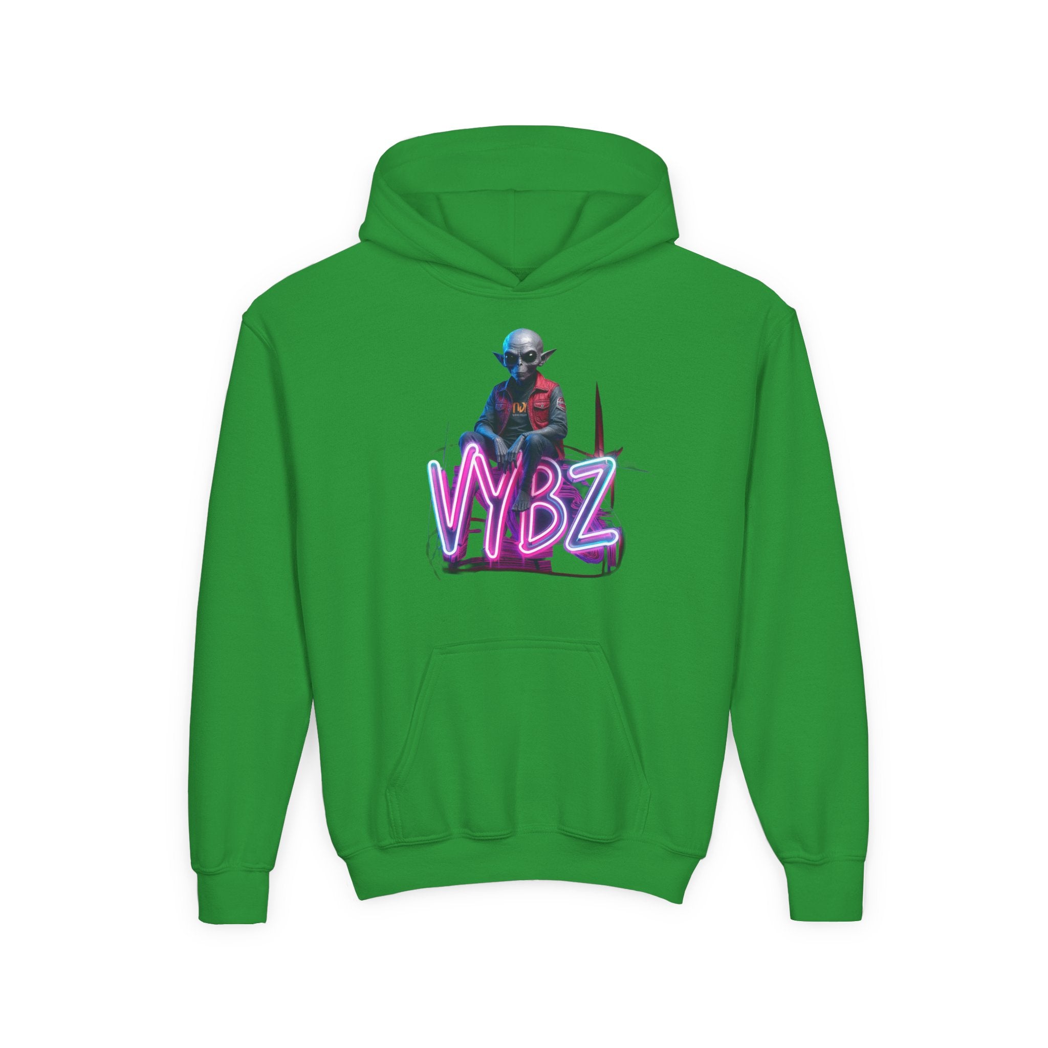 VYBZ Alien Youth Heavy Blend Hooded Sweatshirt, Cozy Streetwear, Perfect for Teens, Gifts for Holidays and Occasions, Casual [...]