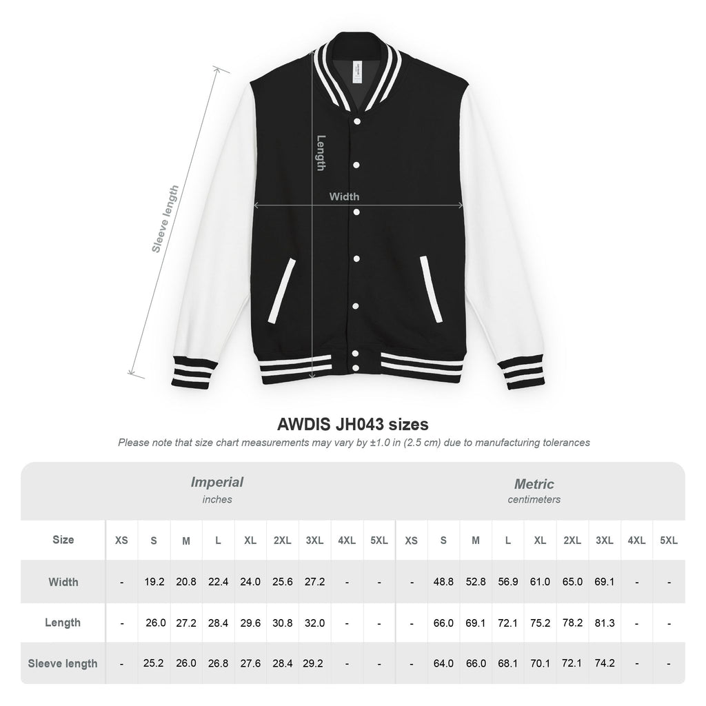 Letterman Jacket — North Star Rebel Graphic varsity jacket