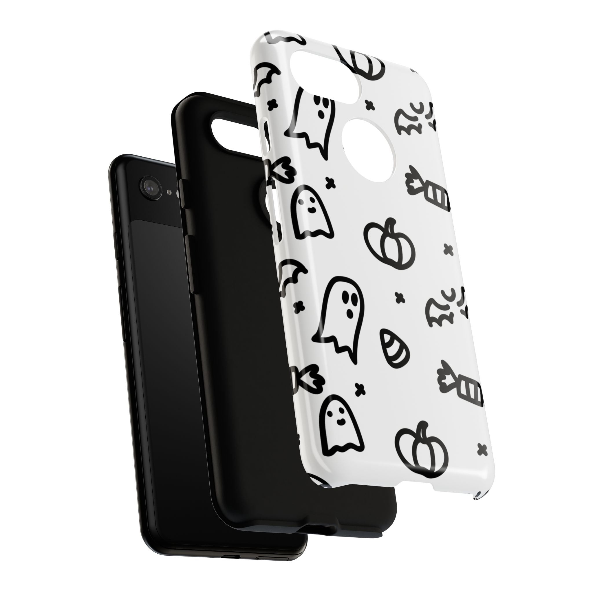 Halloween Themed Phone Case, Spooky Ghosts and Pumpkins, Fall Decor, Costume Party, Trick or Treat
