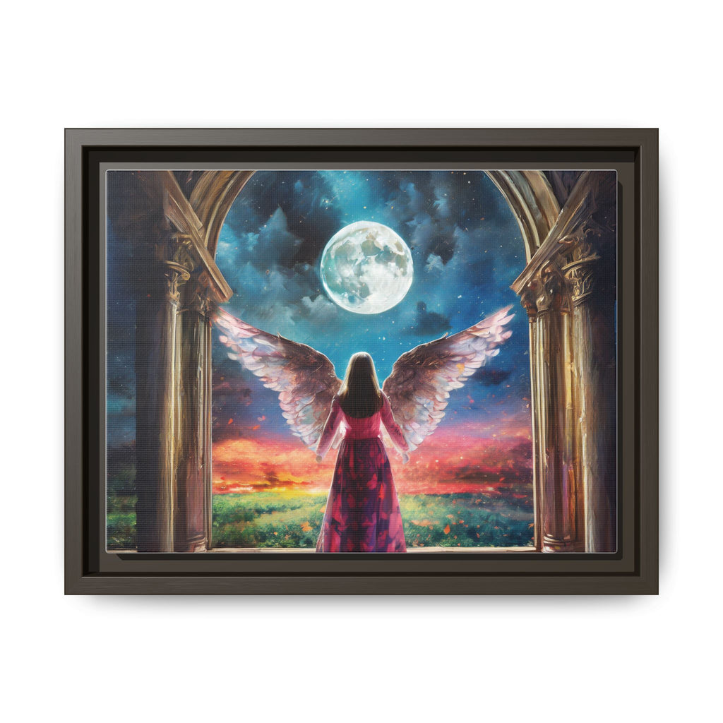 "Celestial Angel" Framed Canvas Wall Decor