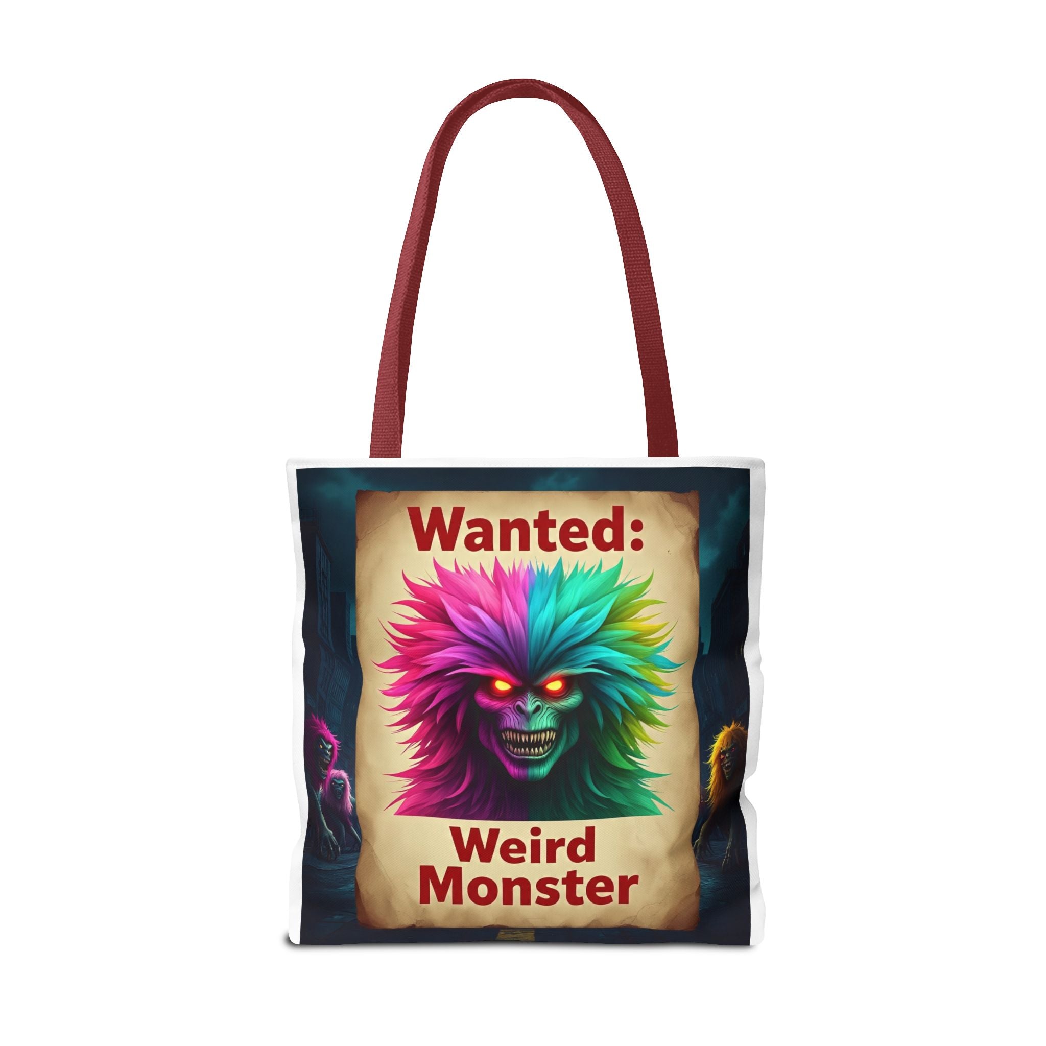 VYBZ Wanted Monster Print Tote Bag