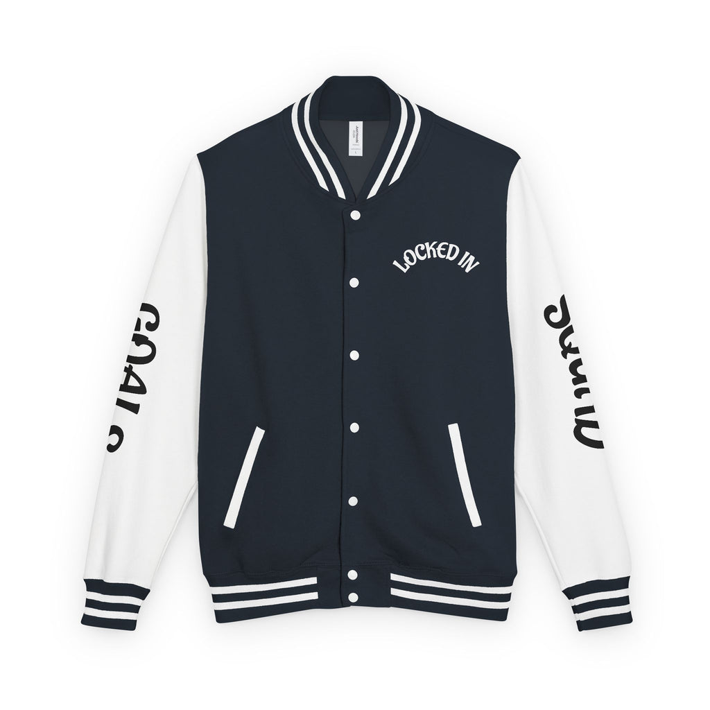 VYBZ "Locked In Goals" Heavyweight Letterman Jacket