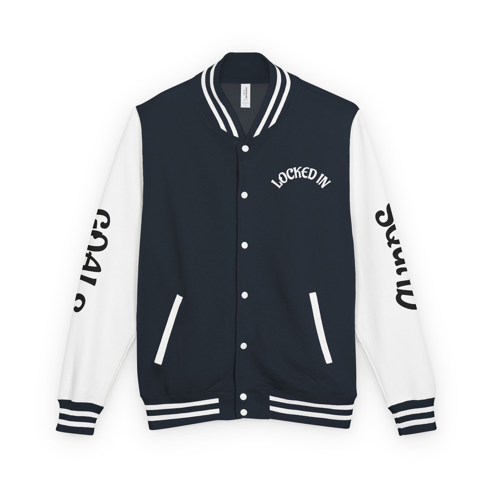 VYBZ "Locked In Goals" Heavyweight Letterman Jacket