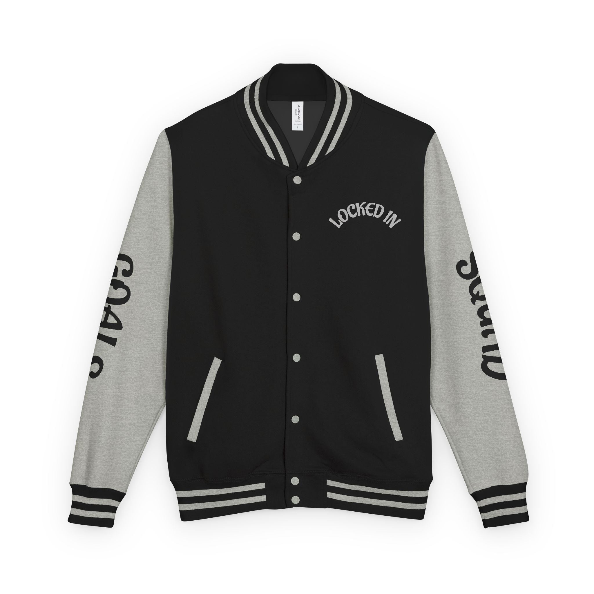 VYBZ "Locked In Goals" Heavyweight Letterman Jacket