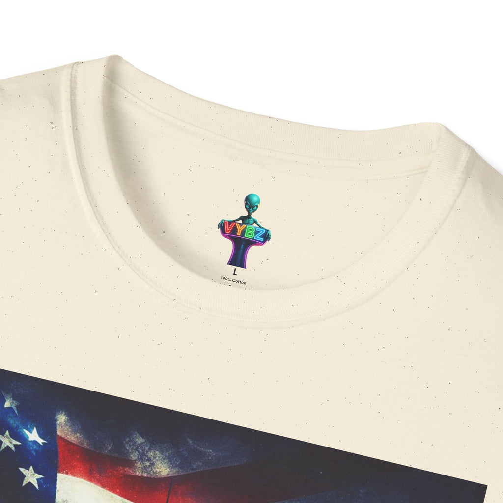 VYBZ Freedom-Themed Graphic Tee
