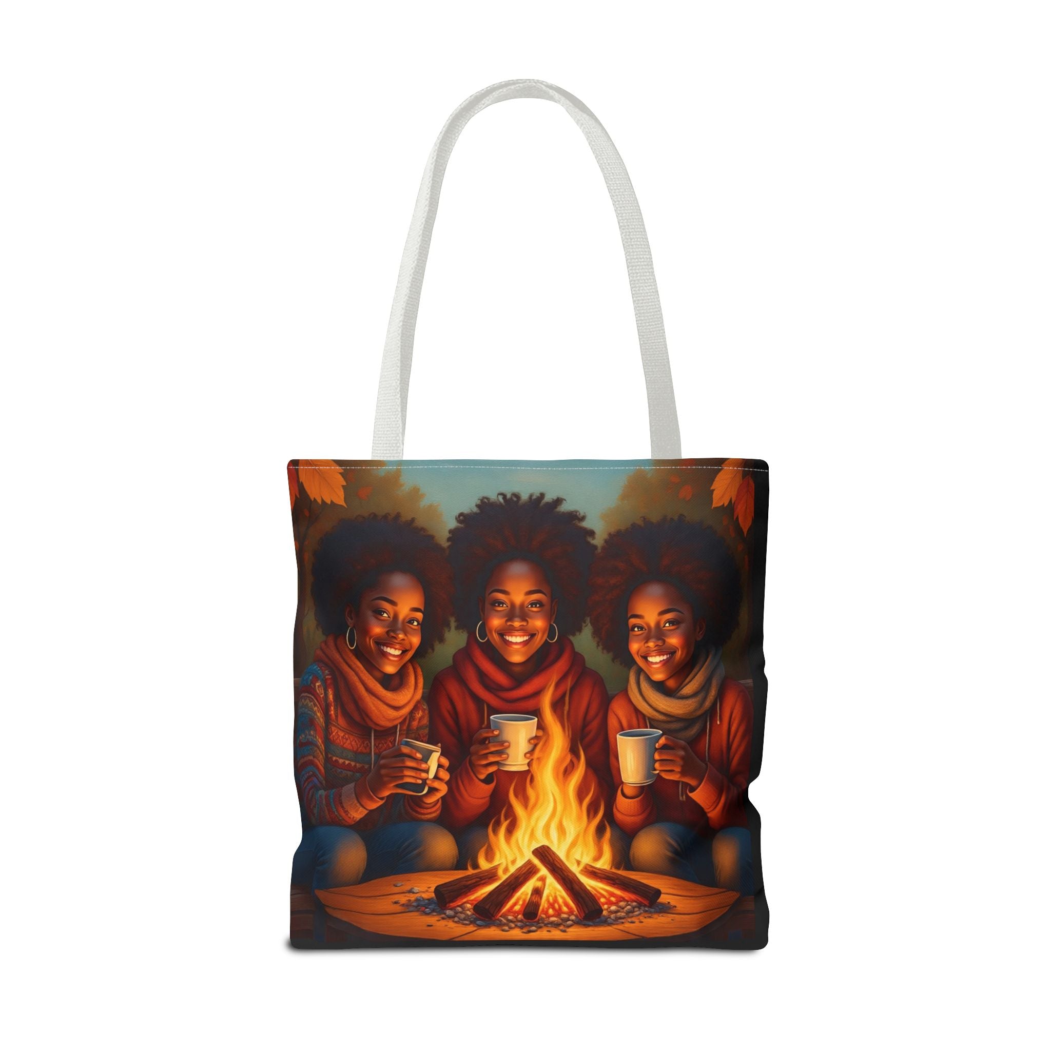 VYBZ Tote Bag - Exclusive Celebrating Sistah Circle Design Fall Bonfire