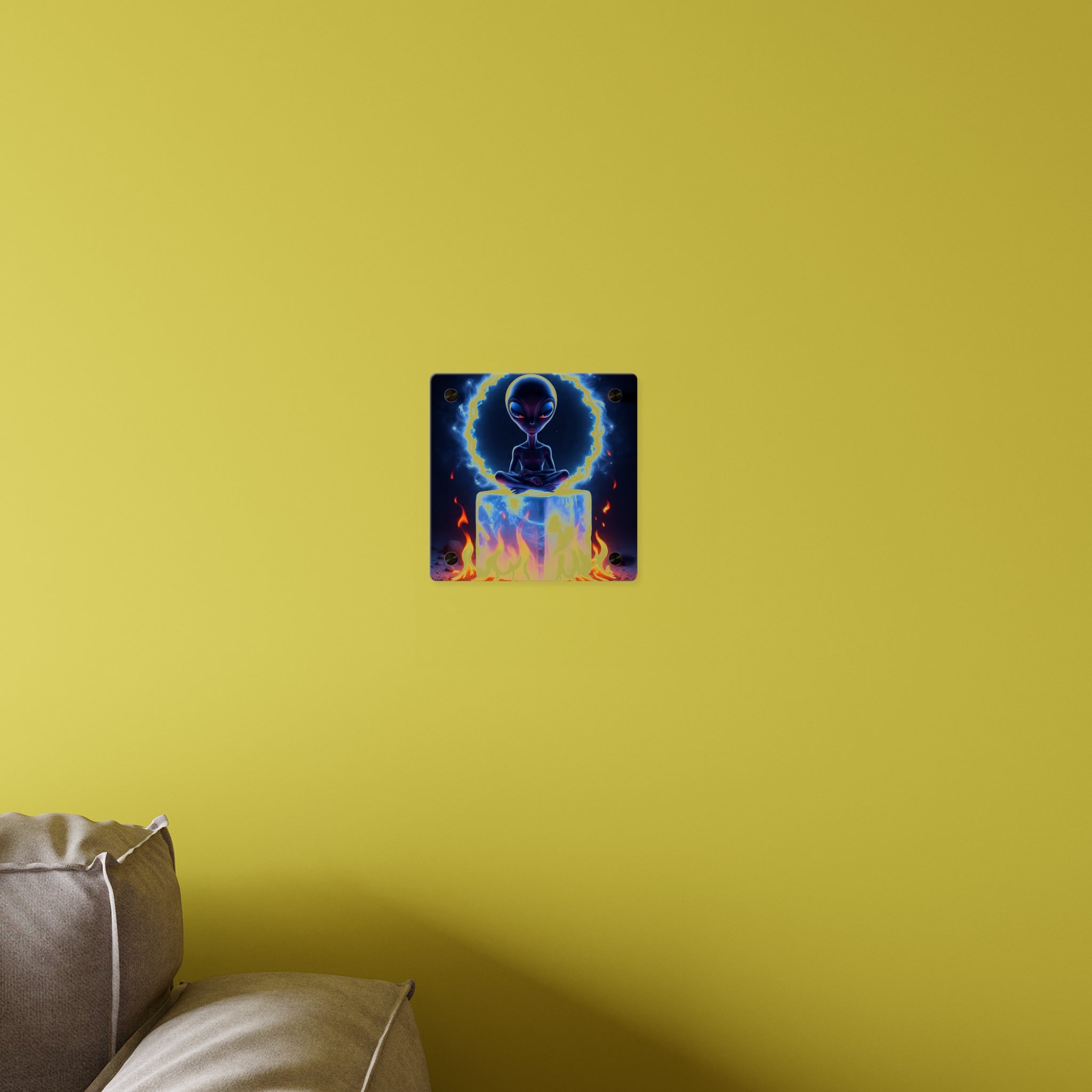Cosmic Alien Acrylic Wall Art